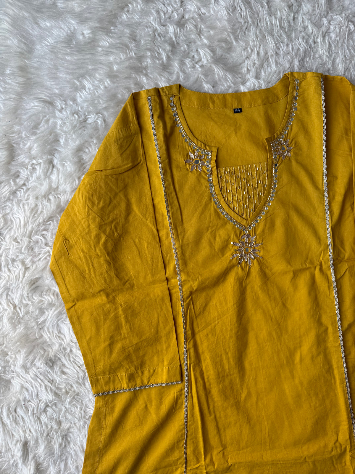 Premium Cotton Kurti Plazo Dupatta Set