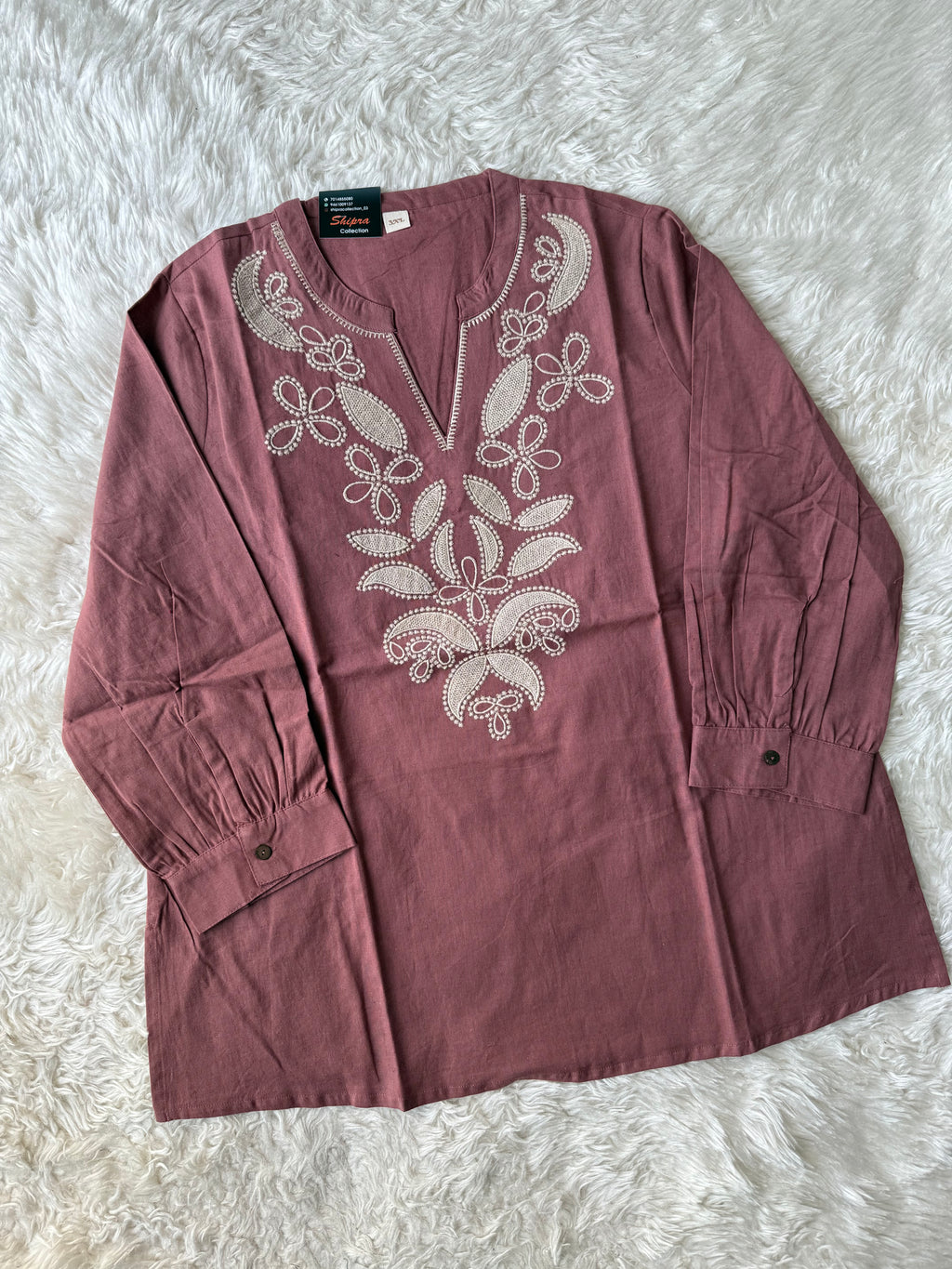“Plus Size” Khadi Cotton Short Kurti