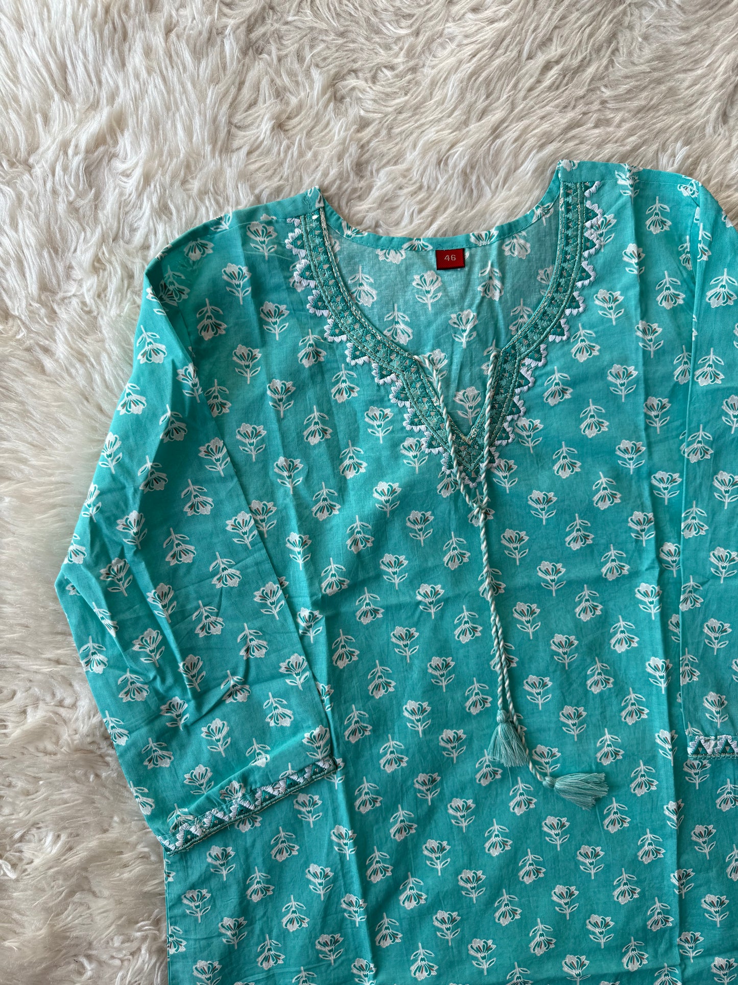 Pure Cotton Short Kurti