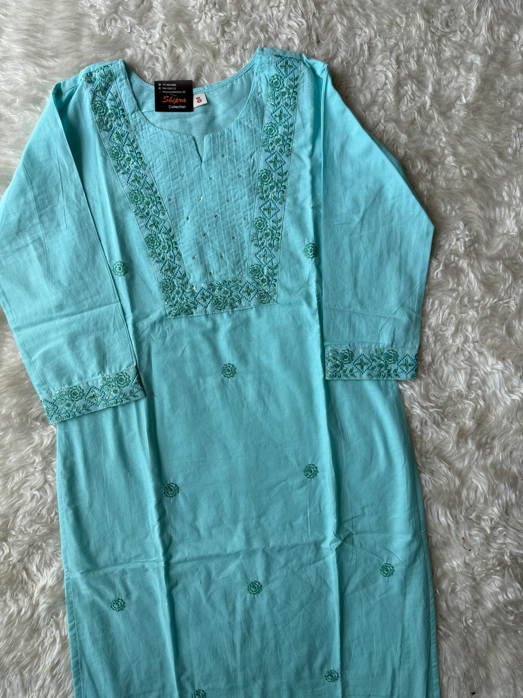 Premium Cotton Kurti Pant Dupatta Set