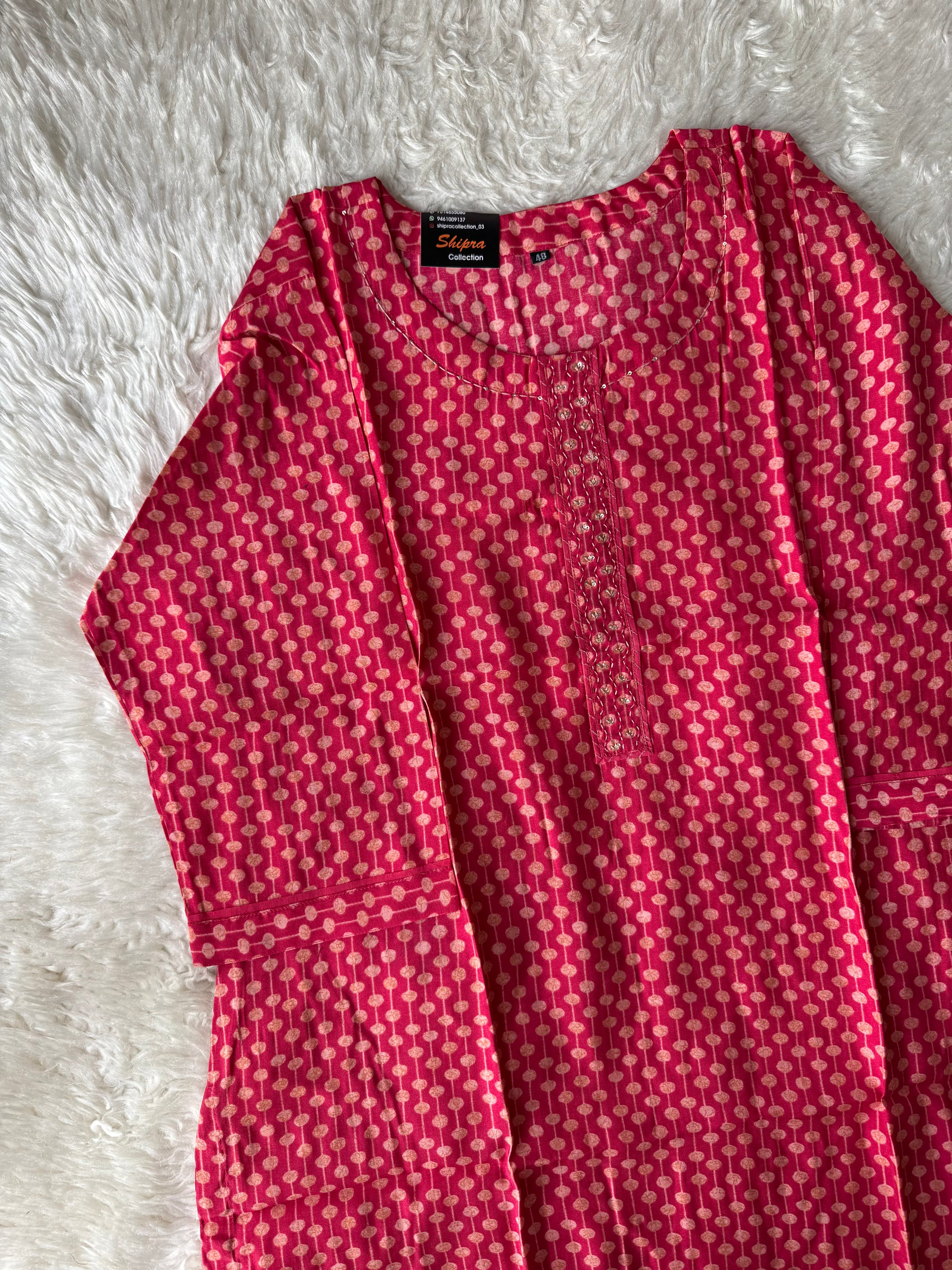 Pure Muslin Silk kurti
