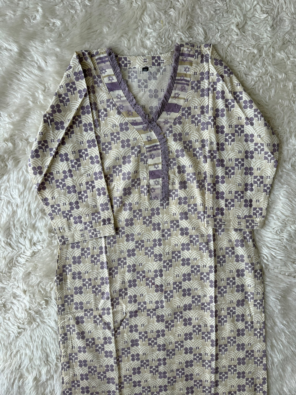 Khadi Cotton Kurti Pant Set