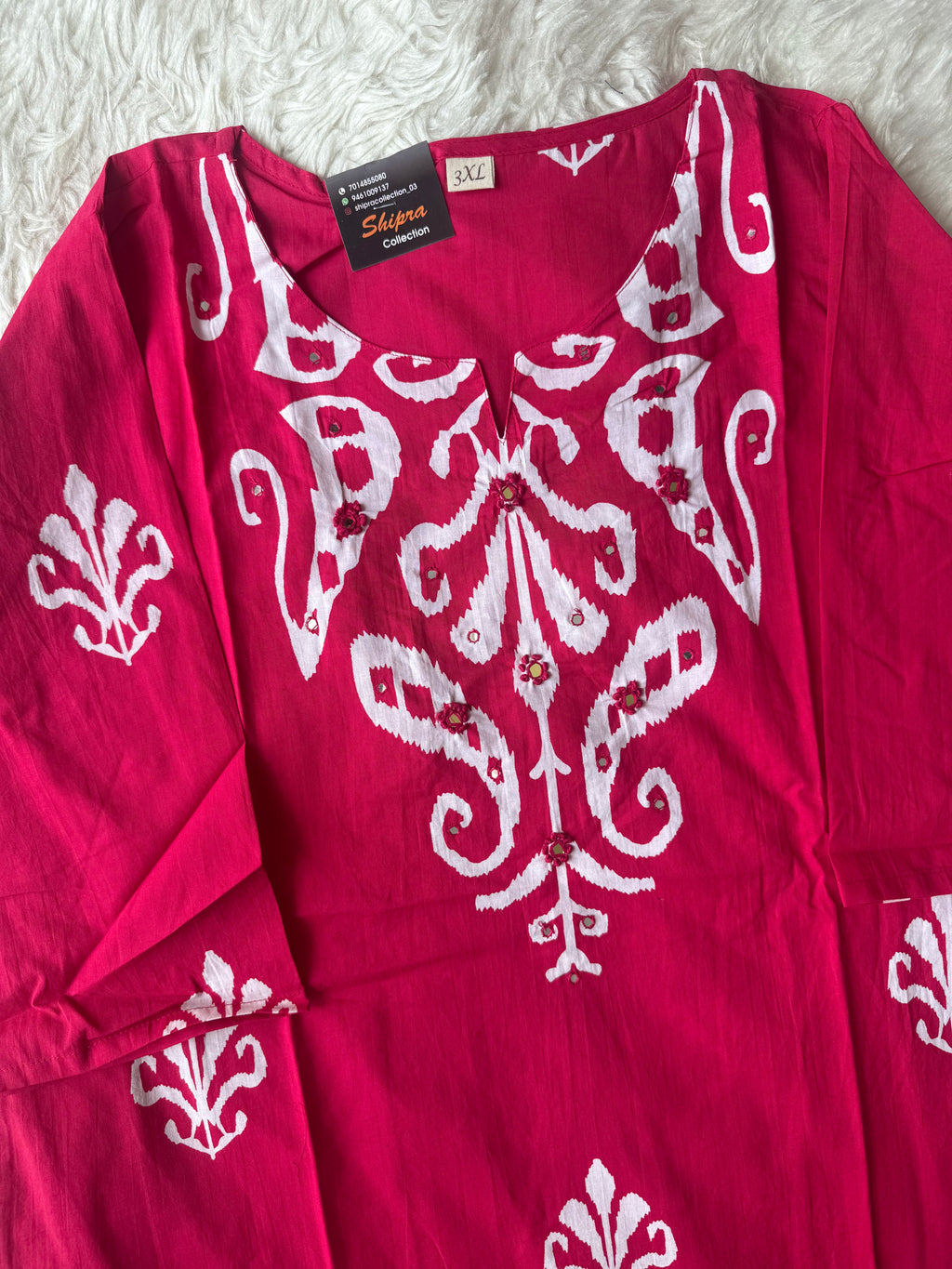 Premium Cotton Kurti Pant Dupatta Set