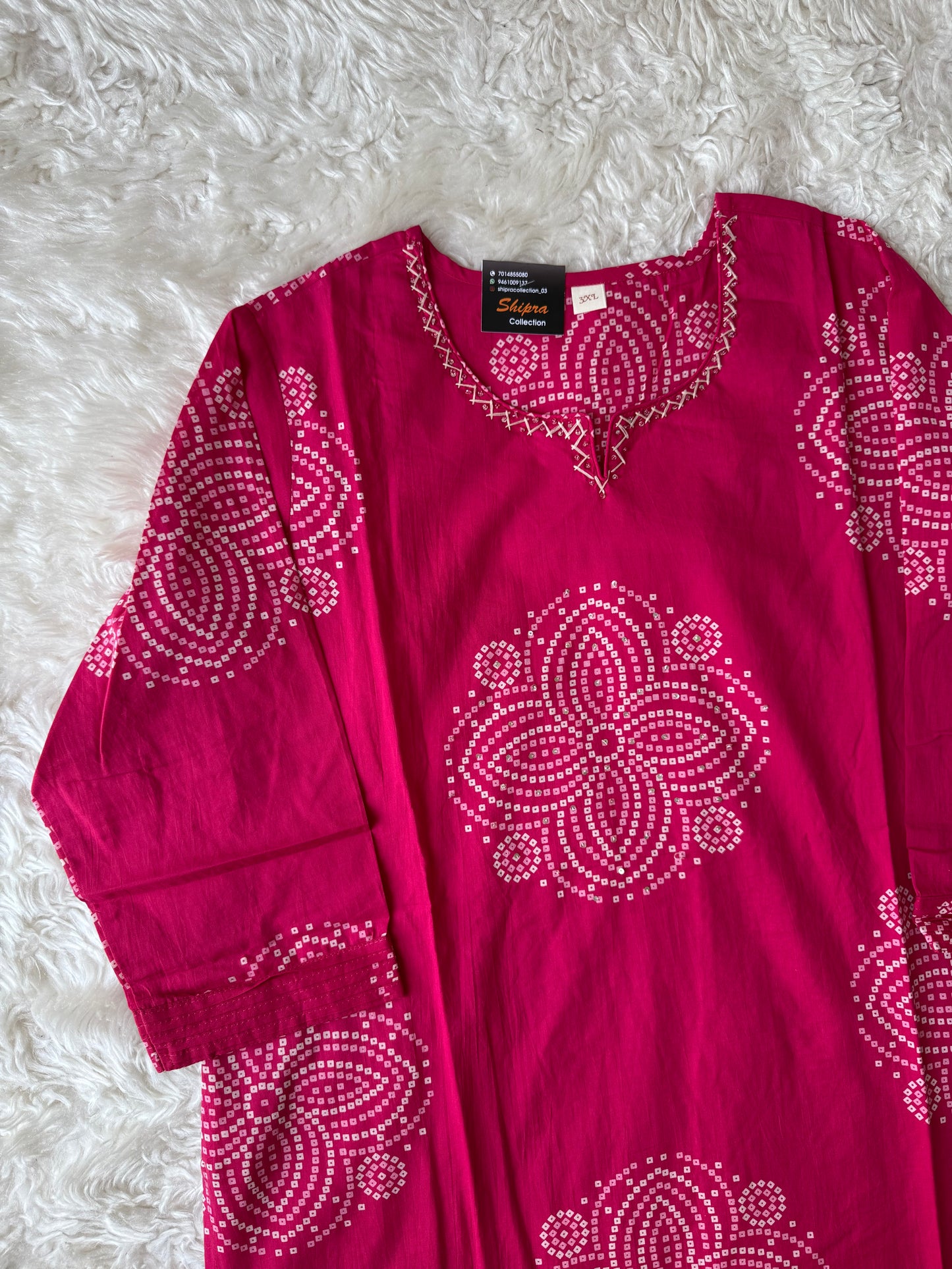 Premium Cotton Kurti Pant Dupatta Set