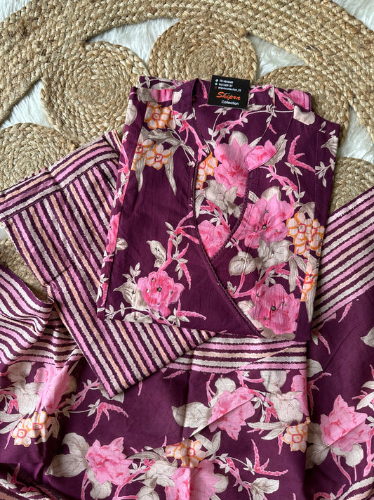 Premium Cotton Kurti Pant Dupatta Set