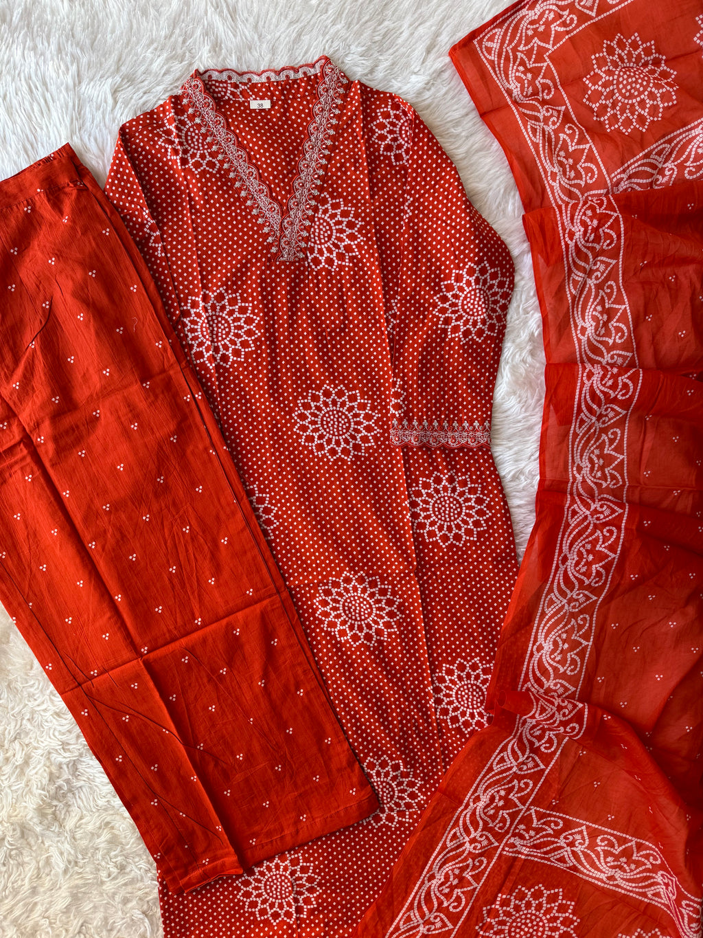 Premium Cotton Kurti Plazo Pant Set