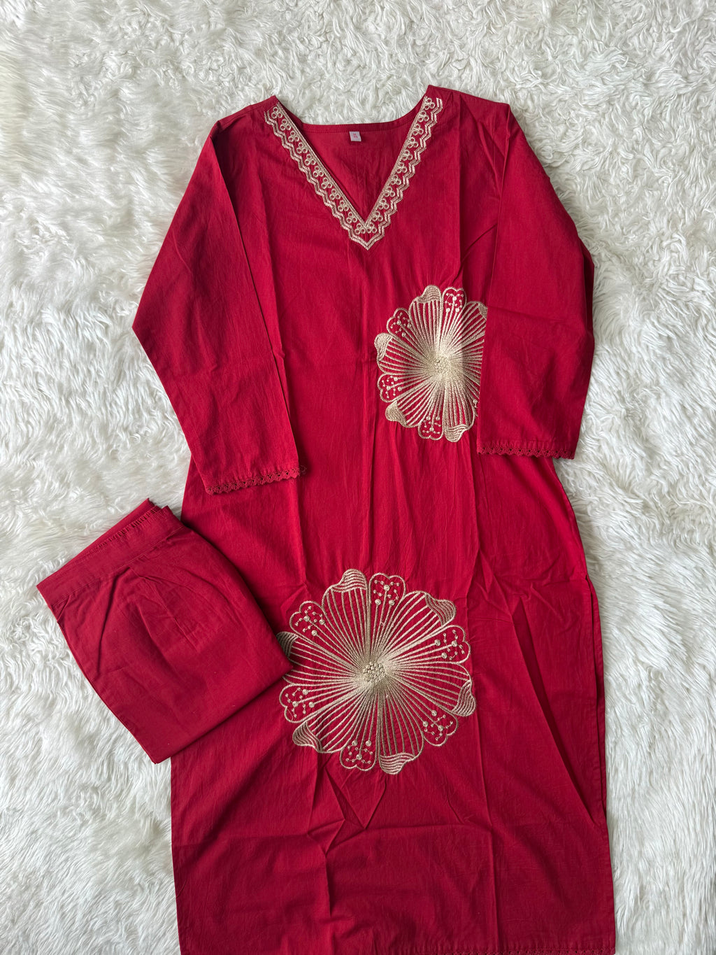 Premium Cotton Kurti Pant Set