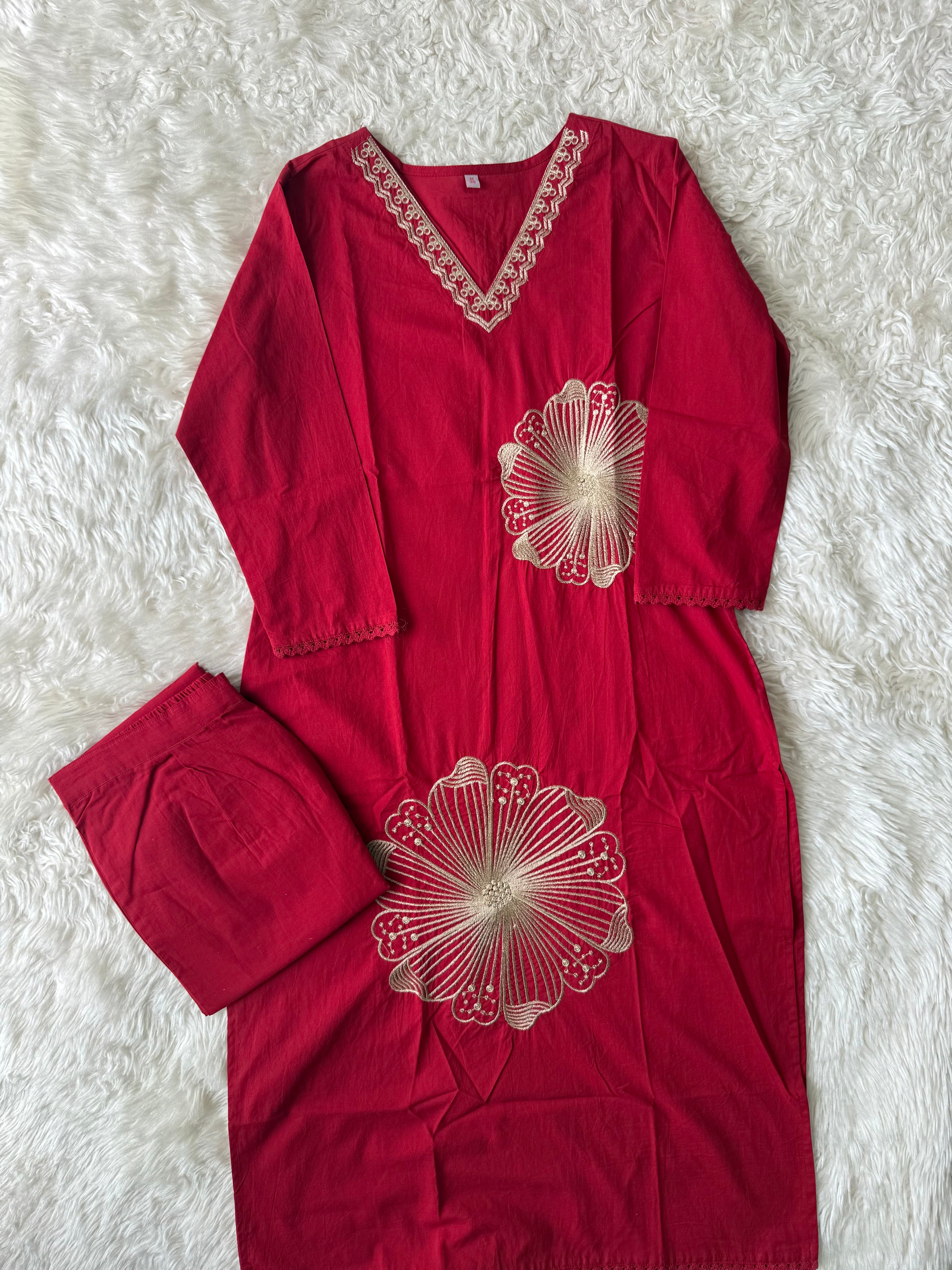 Premium Cotton Kurti Pant Set