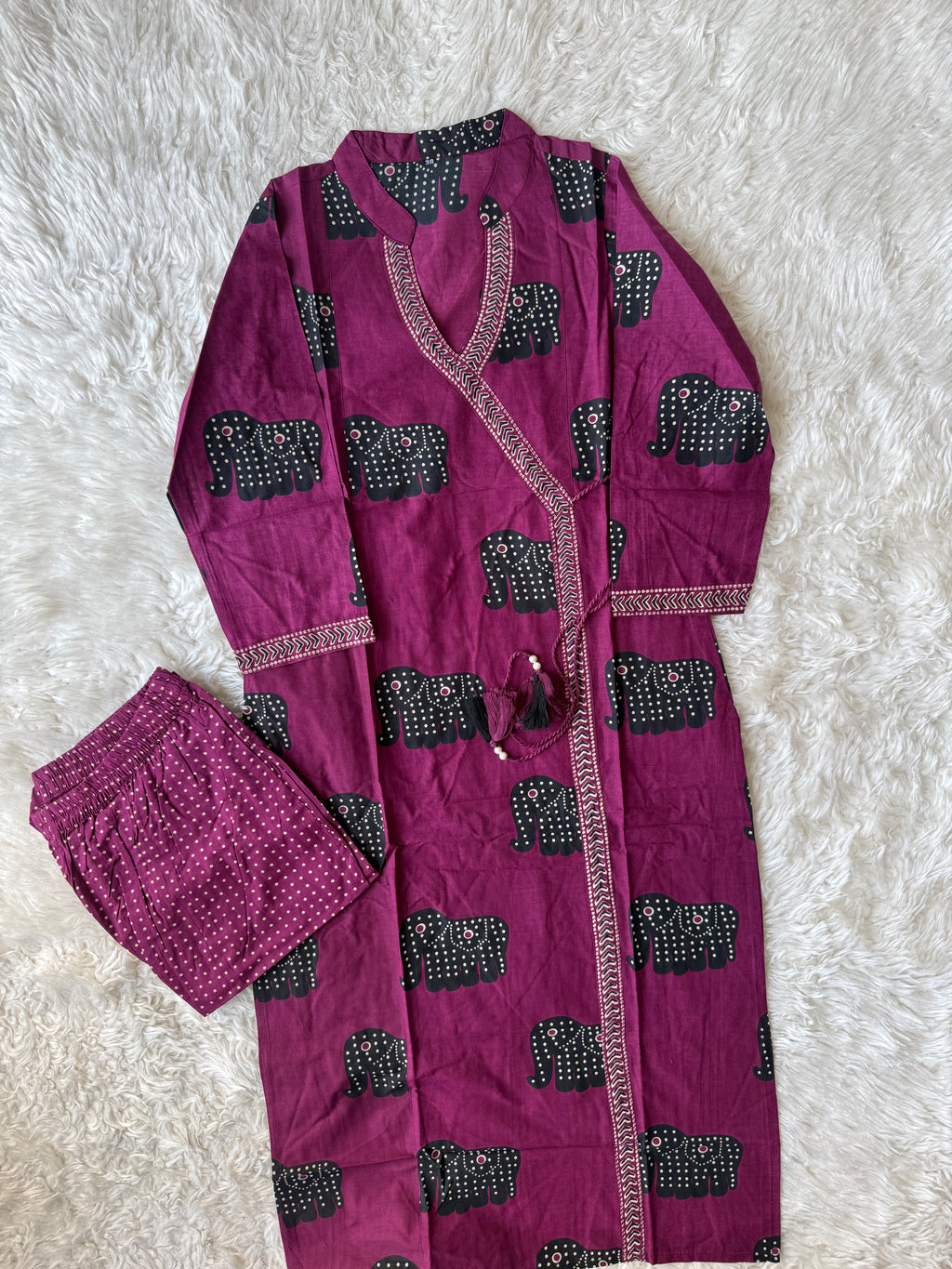 Cotton Kurti Pant Set