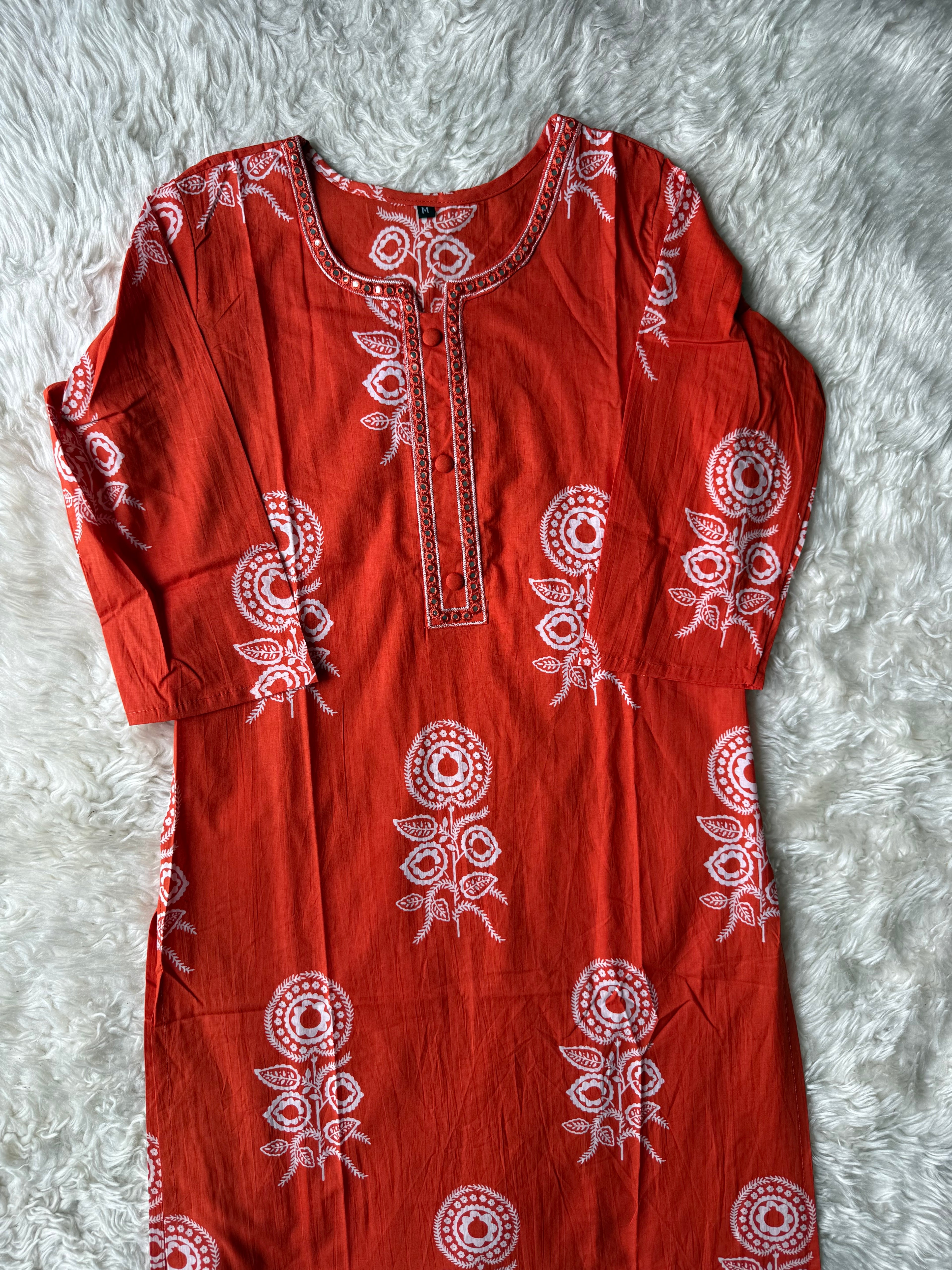 Pure Cotton Kurti