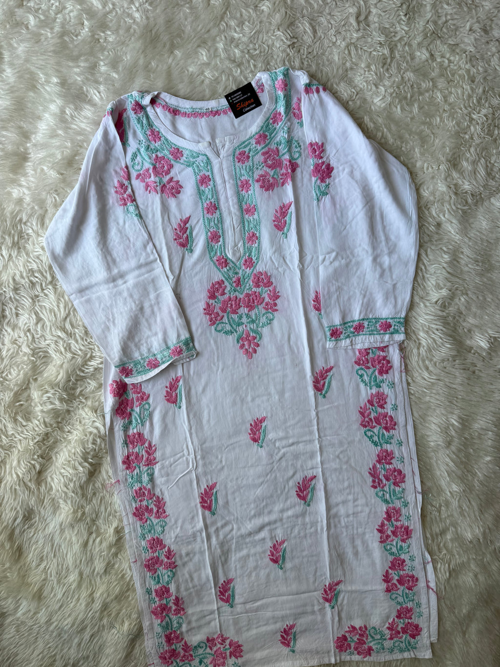Heavy Rayon Chikankari Kurti Plazo Set