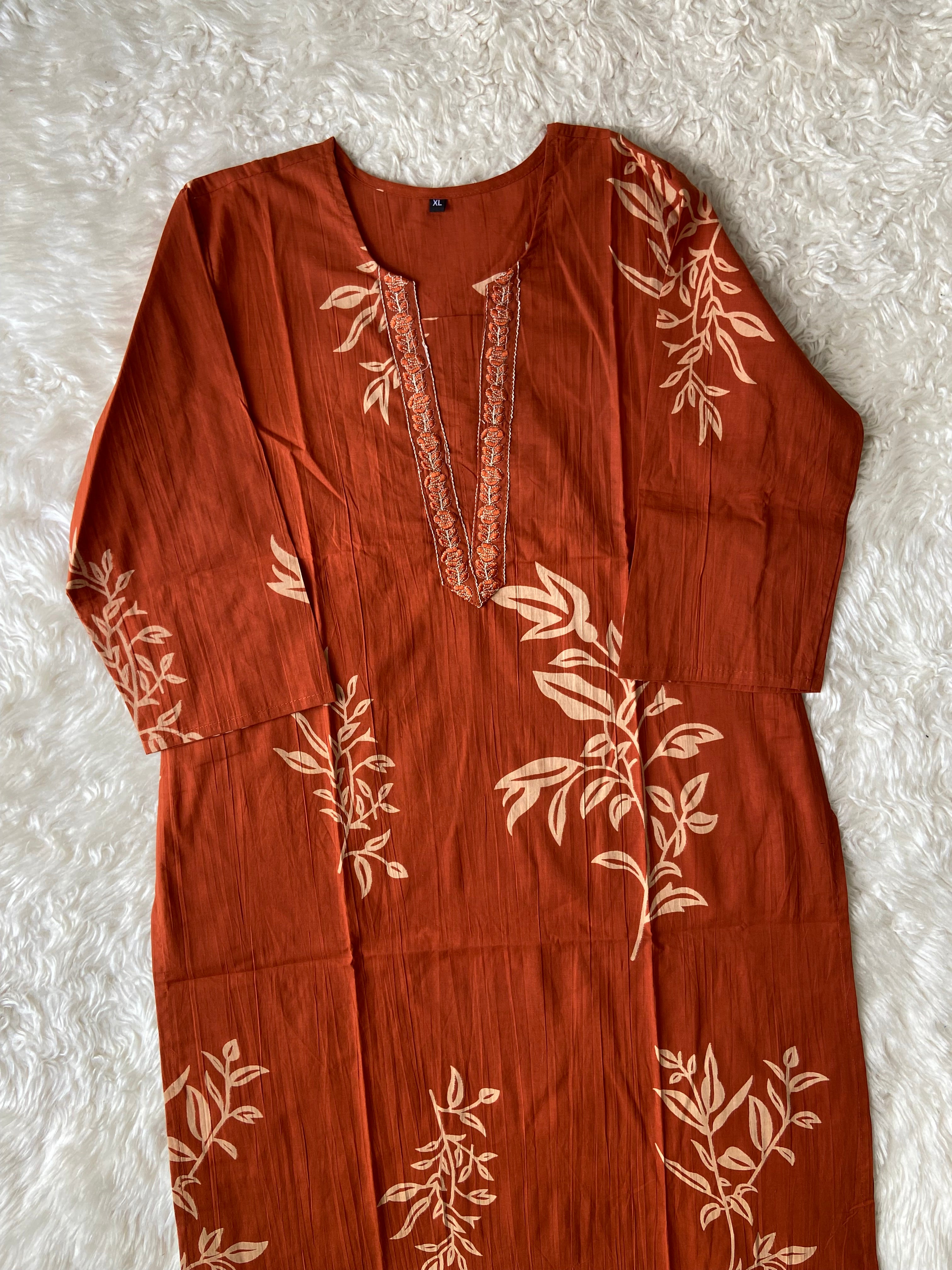 Budget Friendly Kurti Pant Dupatta Set