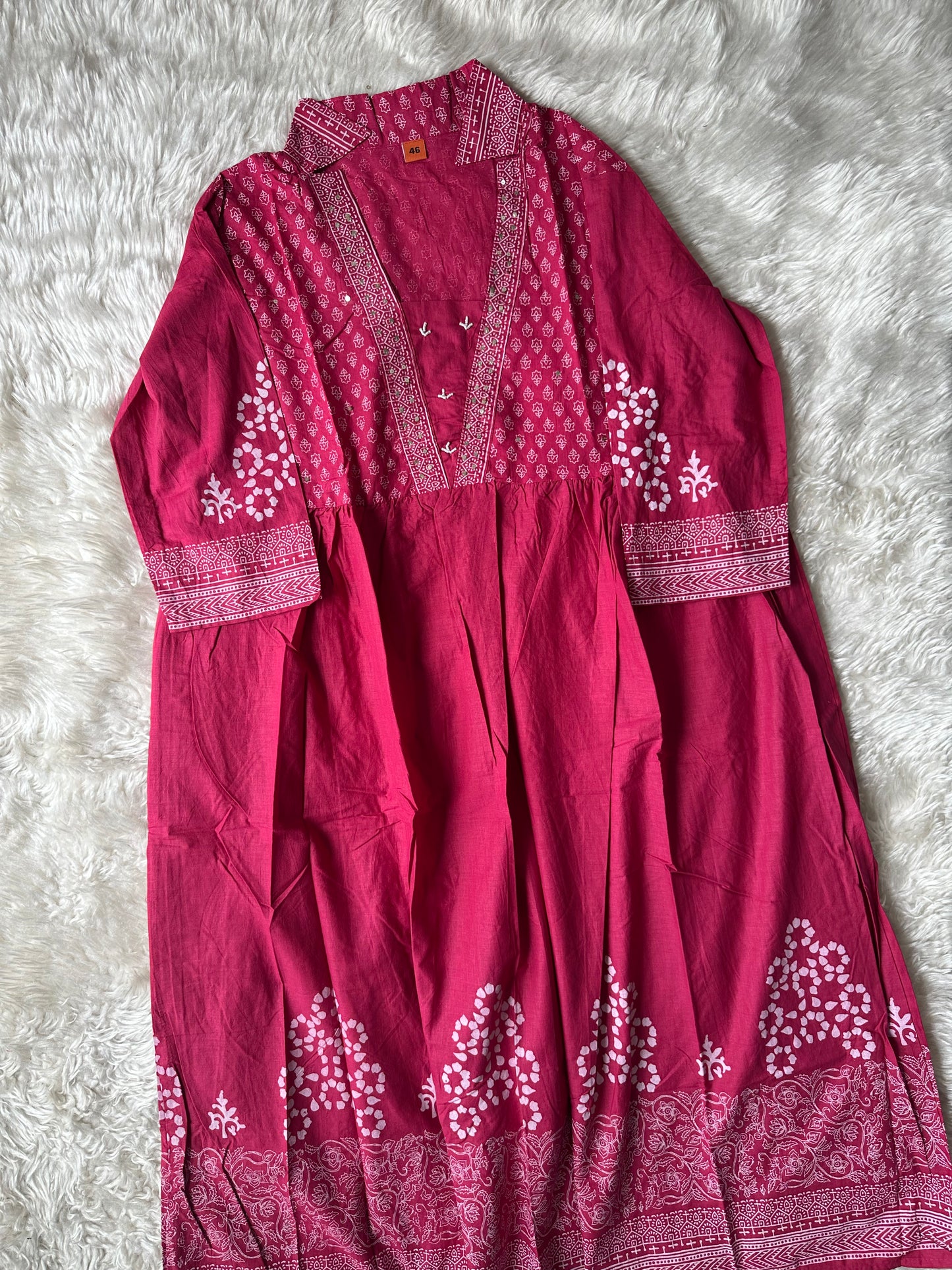 Cotton FLARE Kurti Pant Set
