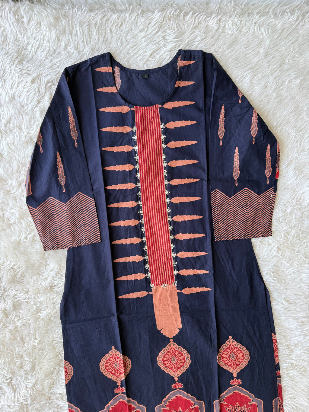 Budget Friendly Kurti Pant Dupatta Set