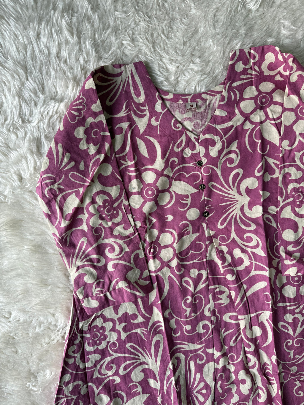 Khadi Cotton Kurti Pant Set