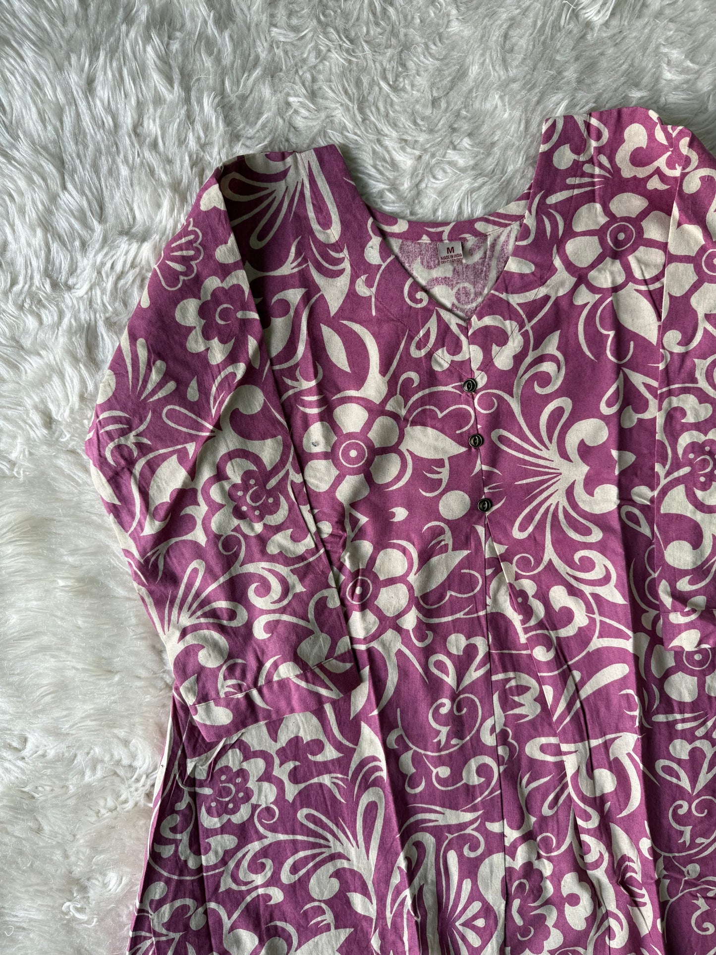 Khadi Cotton Kurti Pant Set