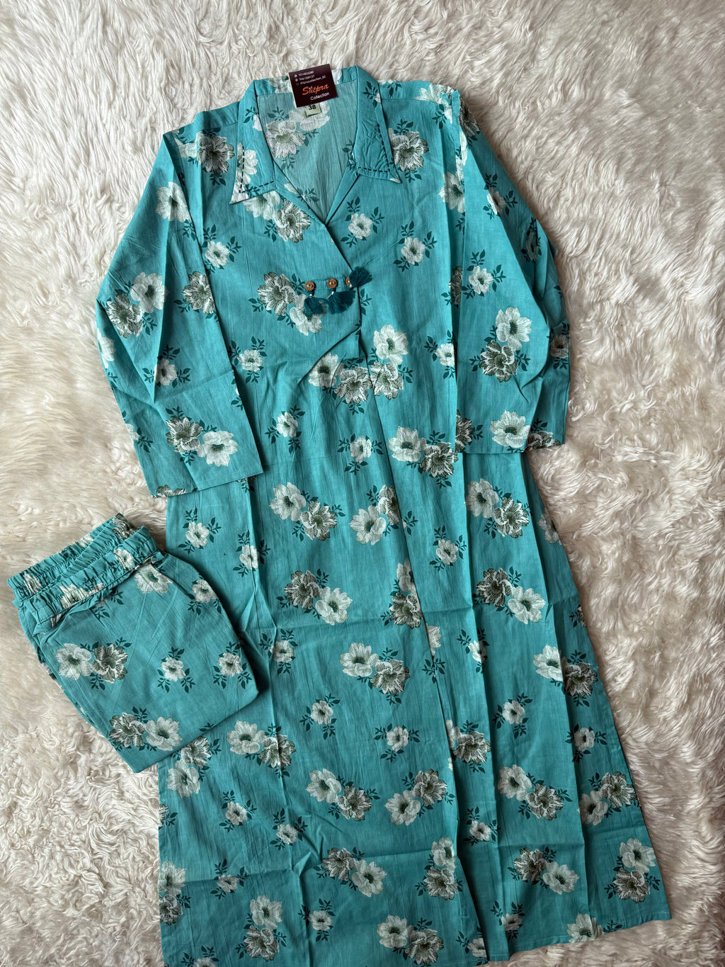 Pure Cotton Kurti Pant Set