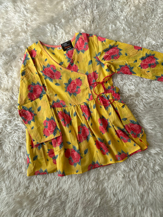 Premium Cotton Peplum Kurti