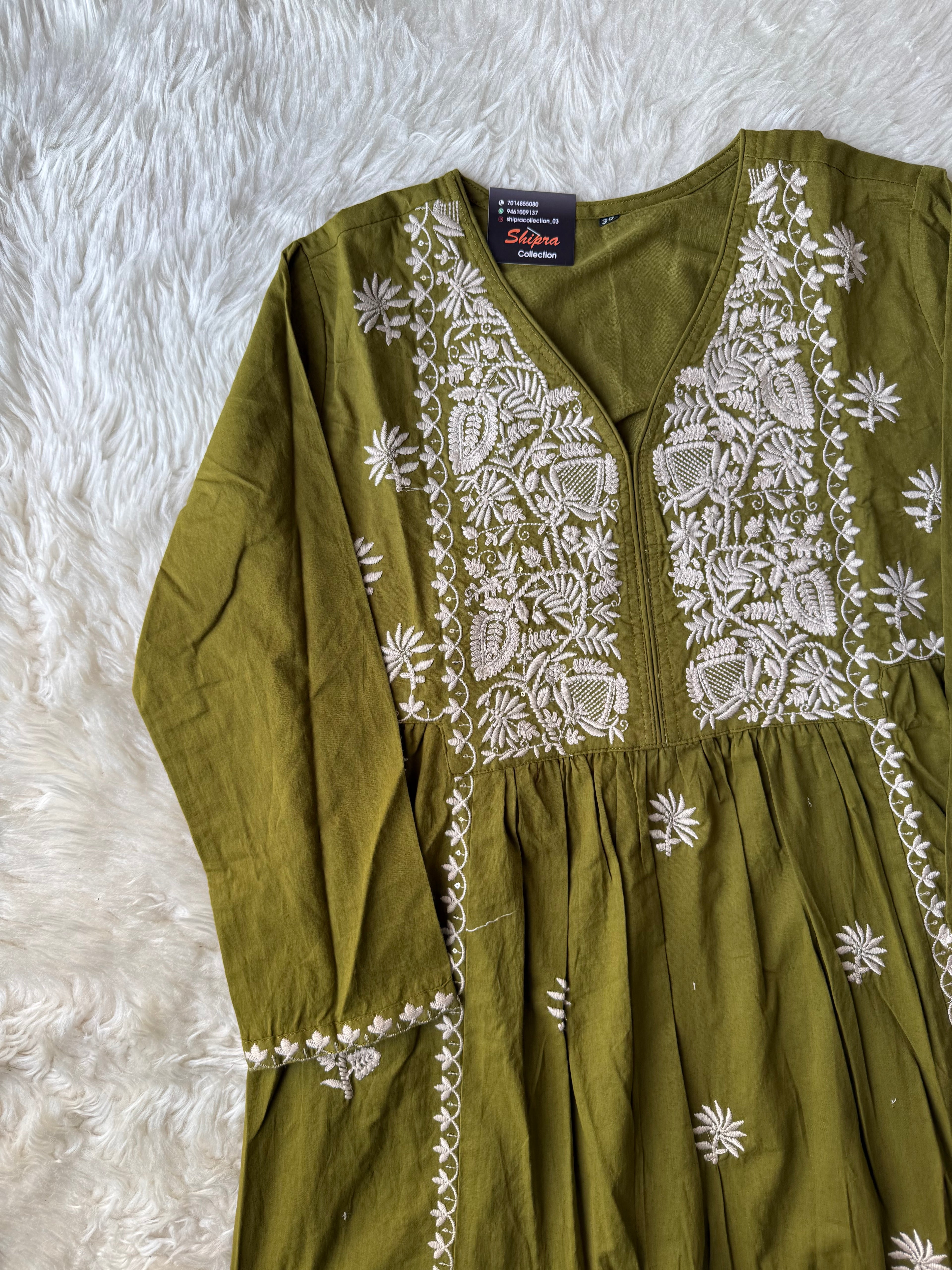 Premium Cotton Kurti Pant Dupatta Set