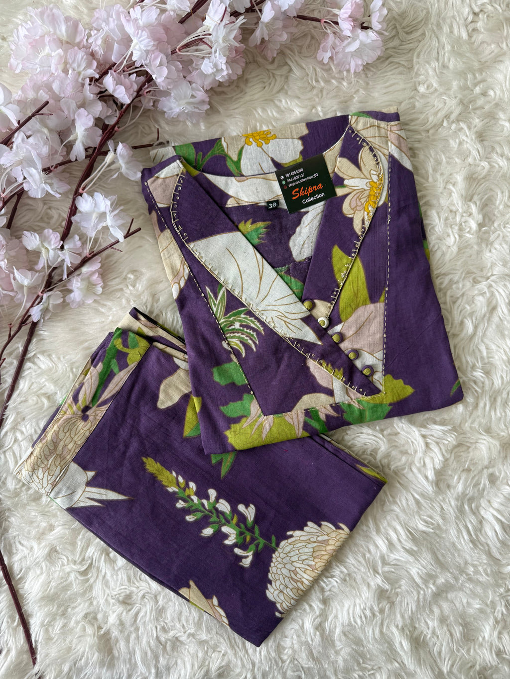 Soft Khadi Cotton Co-ord Set