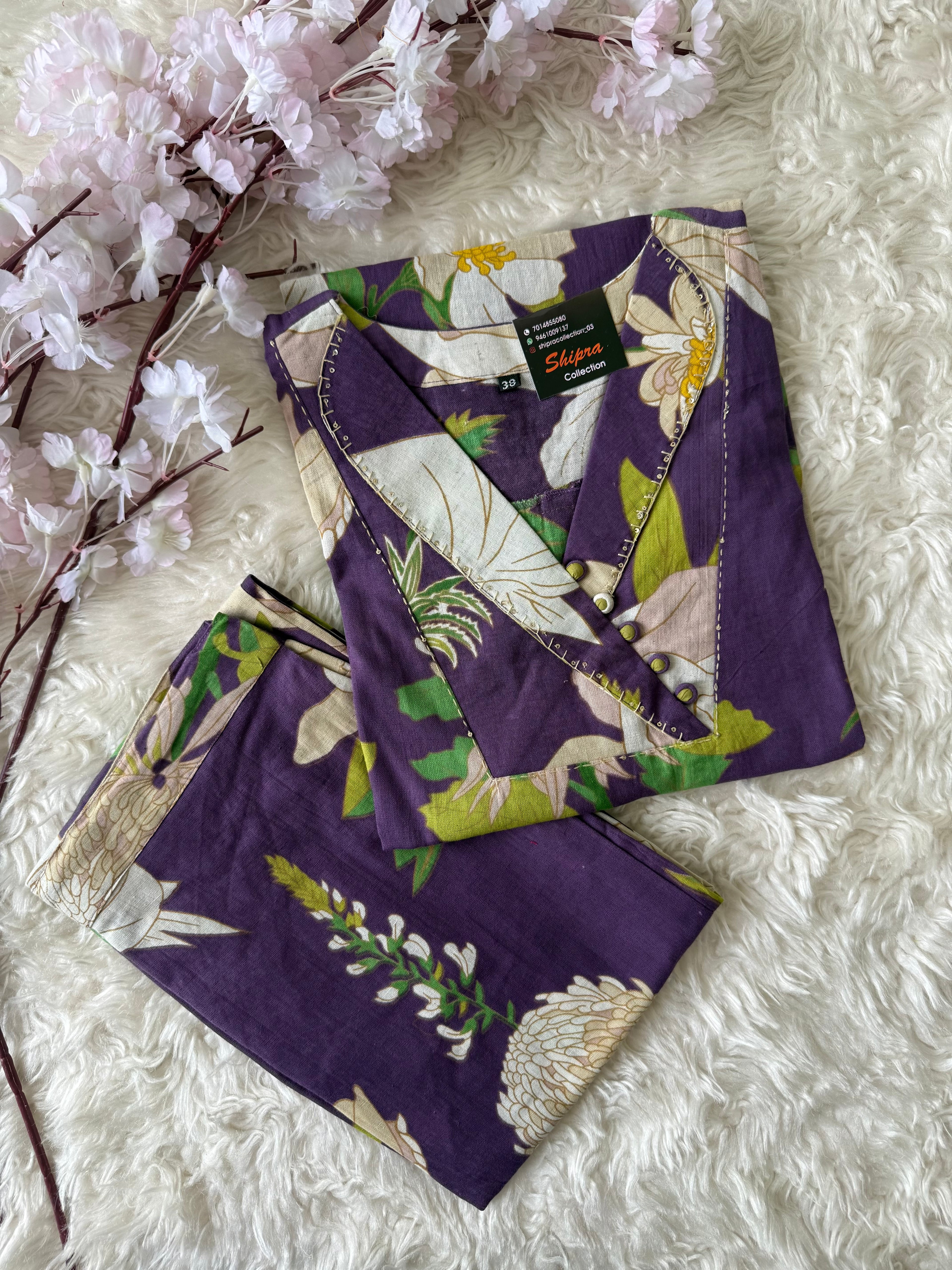 Soft Khadi Cotton Co-ord Set