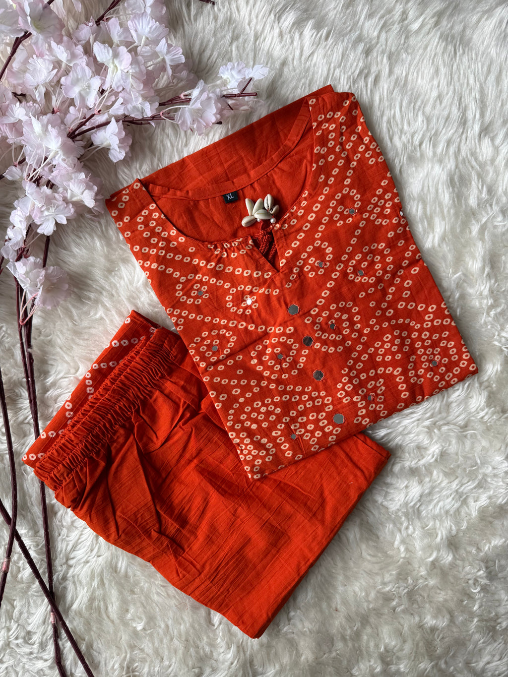 Cotton Kurti Pant Set