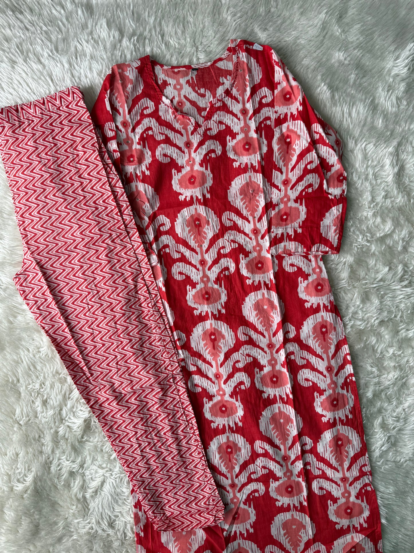 Cotton Kurti Pant Set