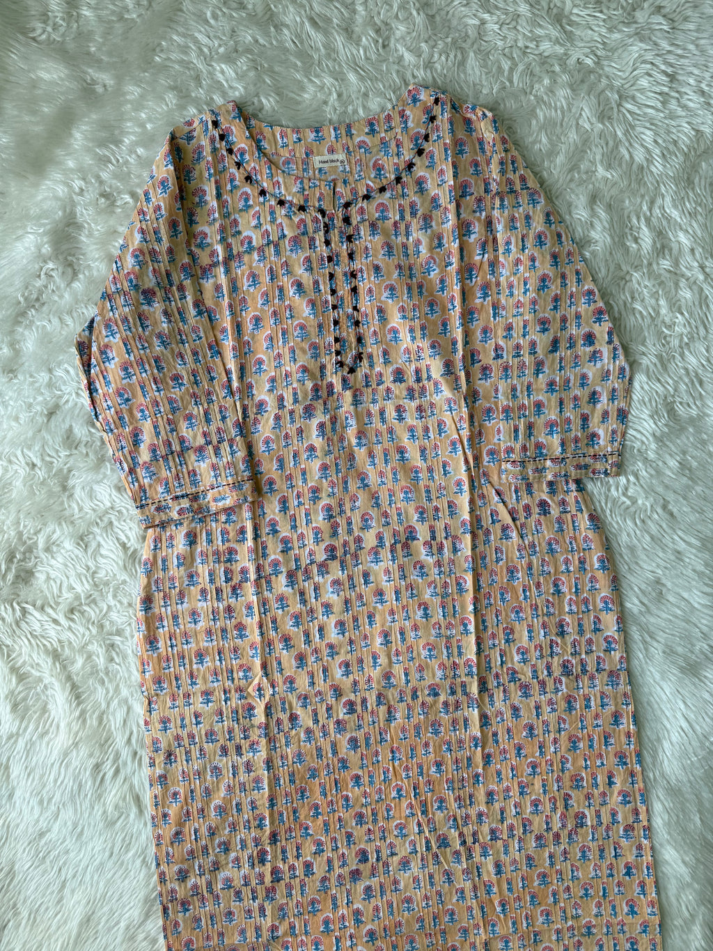 Premium Cotton Handblock Kurti
