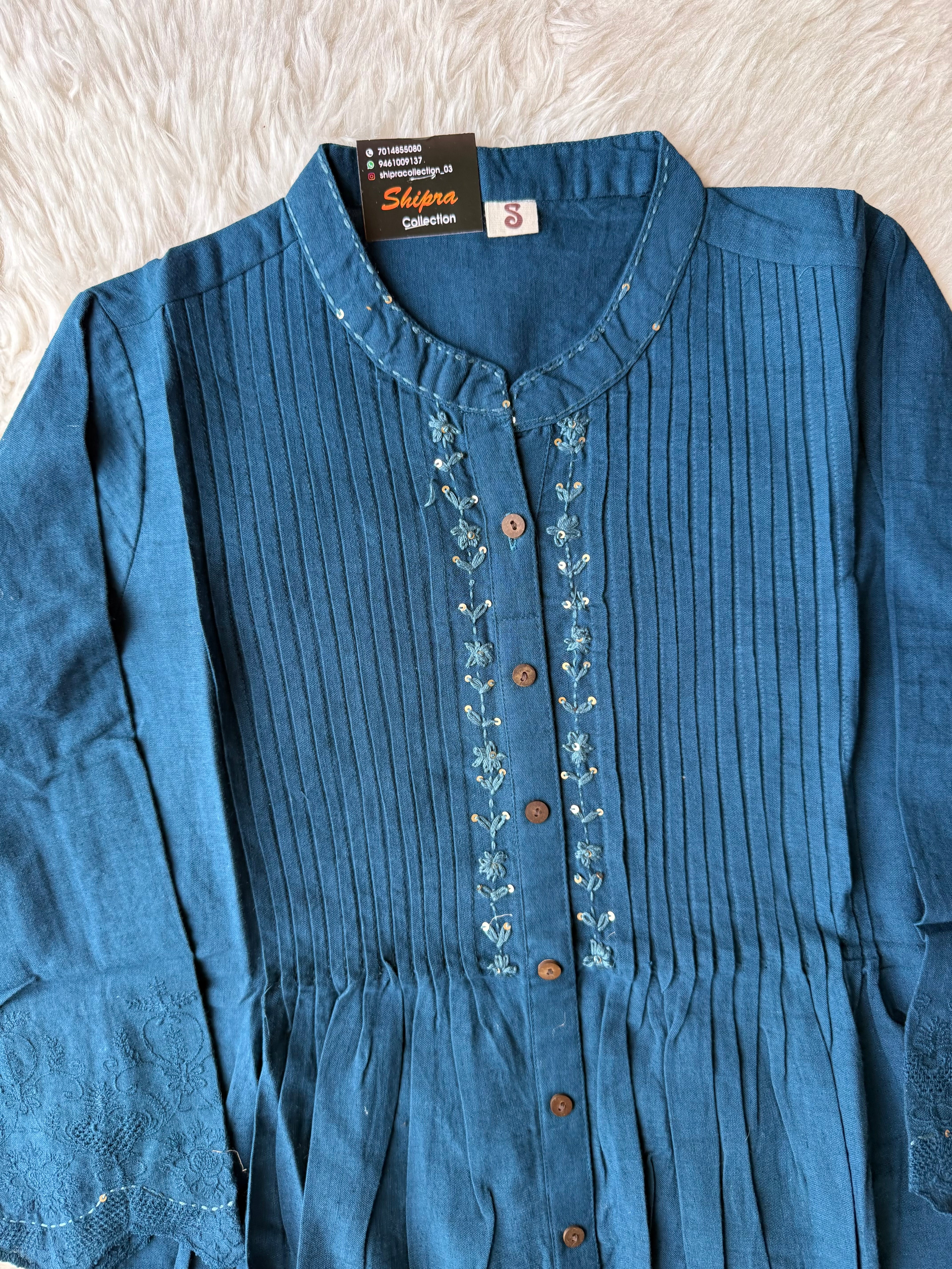 Khadi Cotton Short Kurti