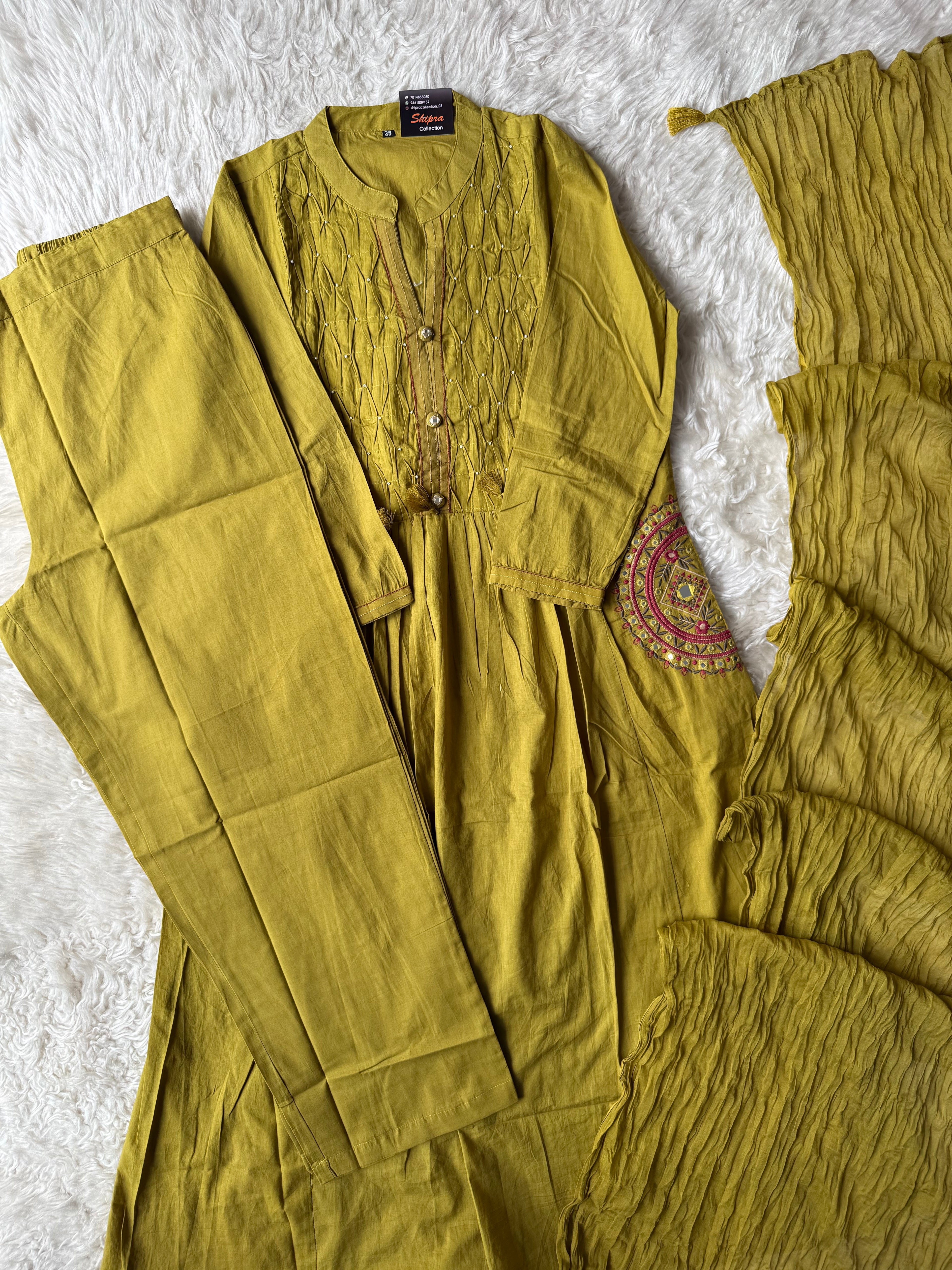 Premium Cotton Thread Work Collection