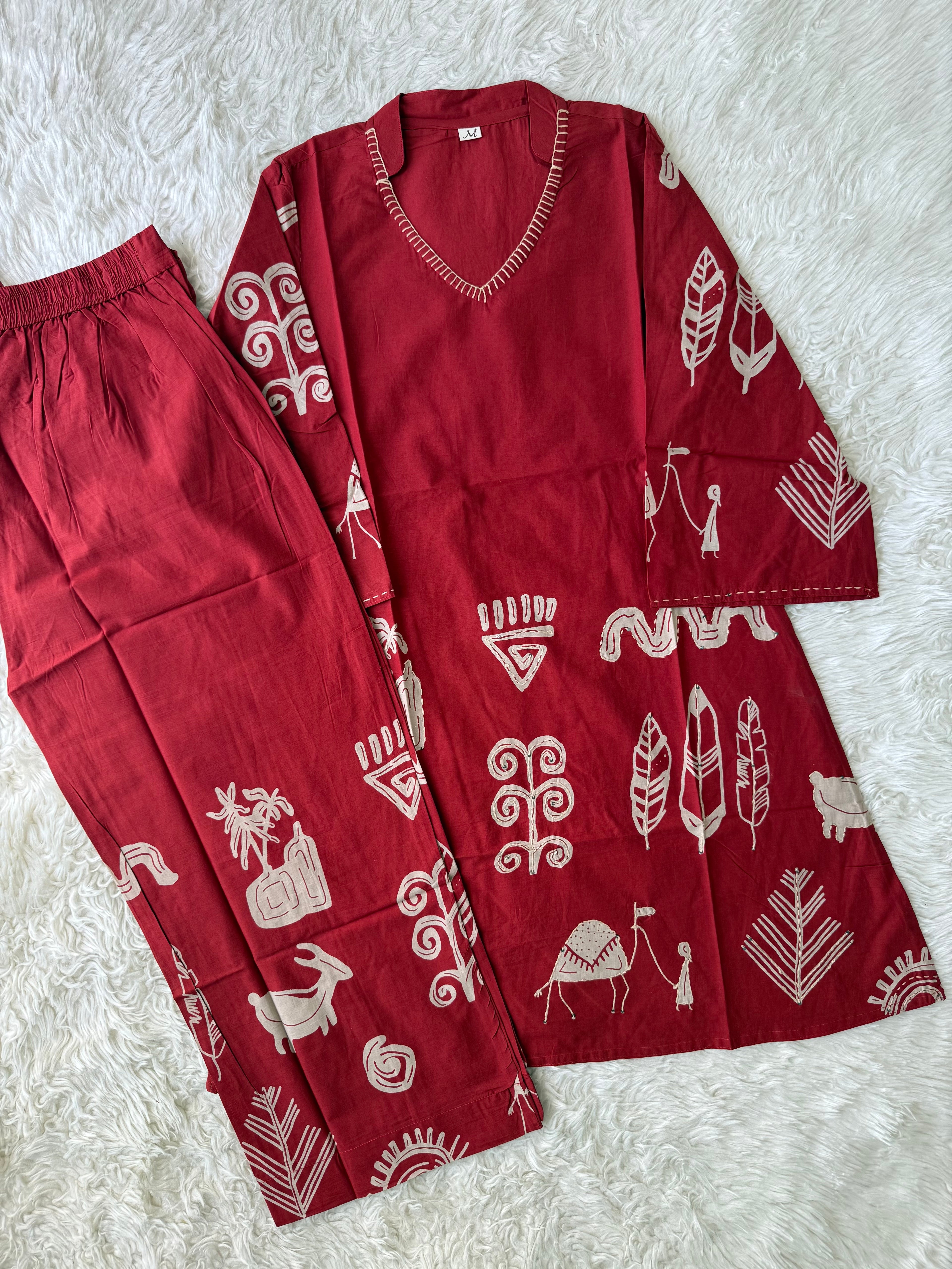 Pure Cotton Co-ord Set