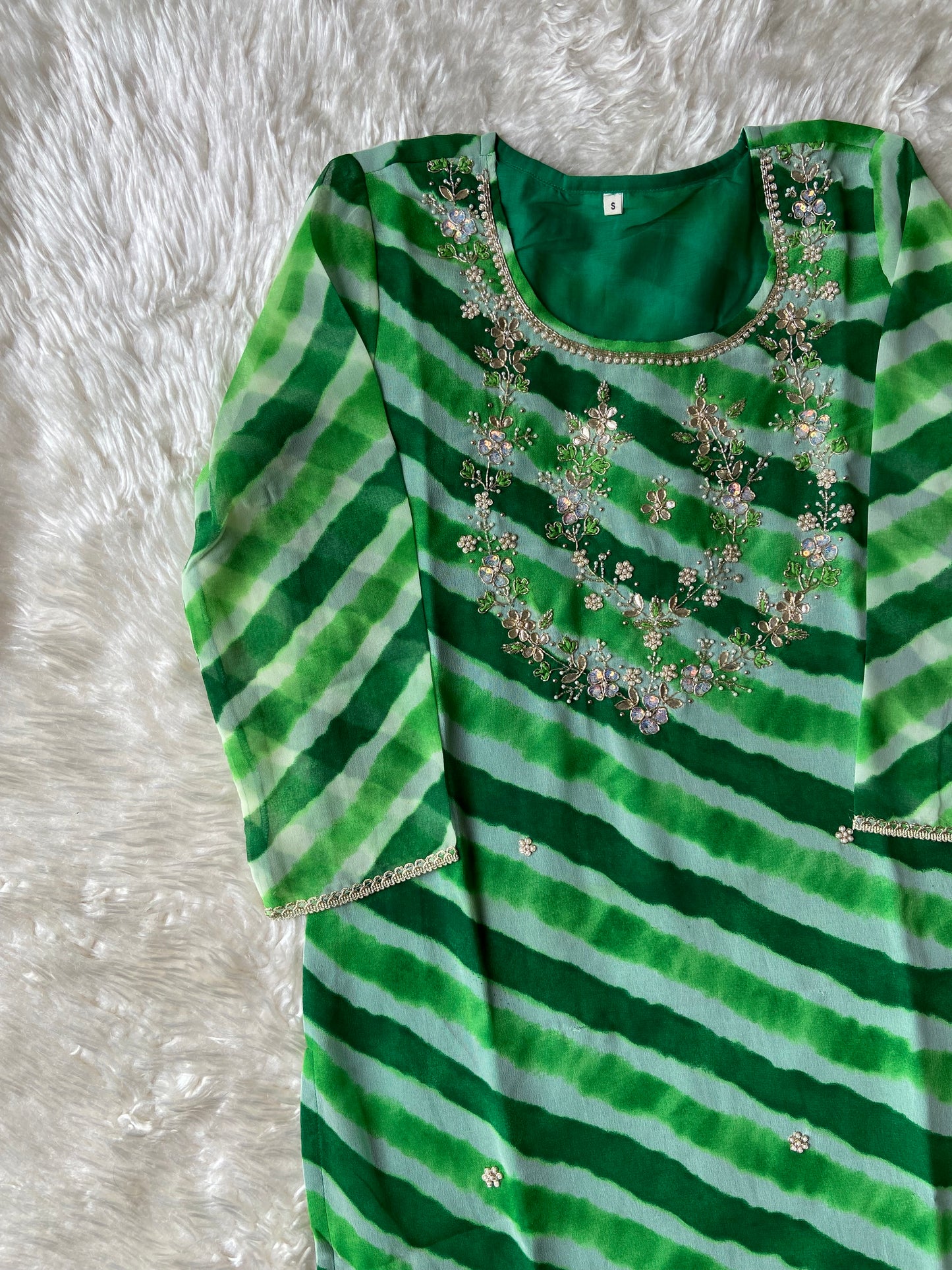 Georgette Lehariya kurti