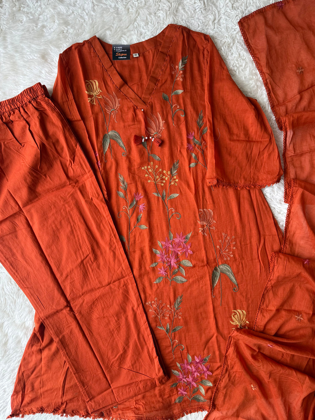 Premium Mul Cotton Thread Work Collection