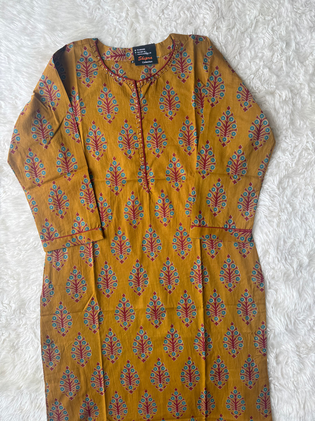 Premium Cotton Kurti Pant Dupatta Set