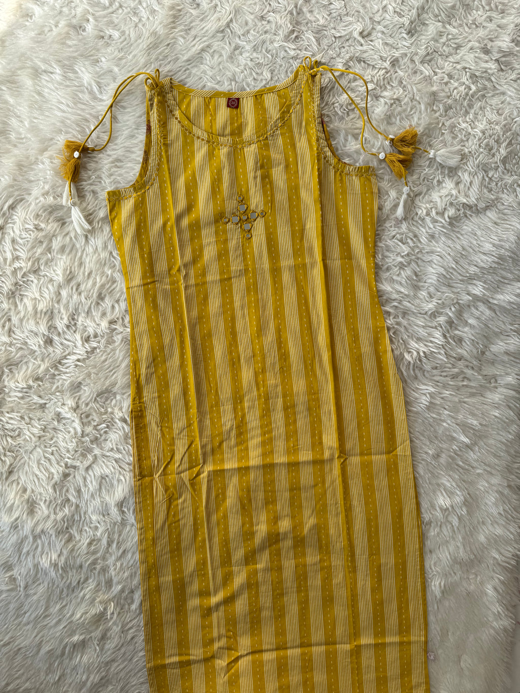 Pure Cotton Sleeveless Co-ord Set