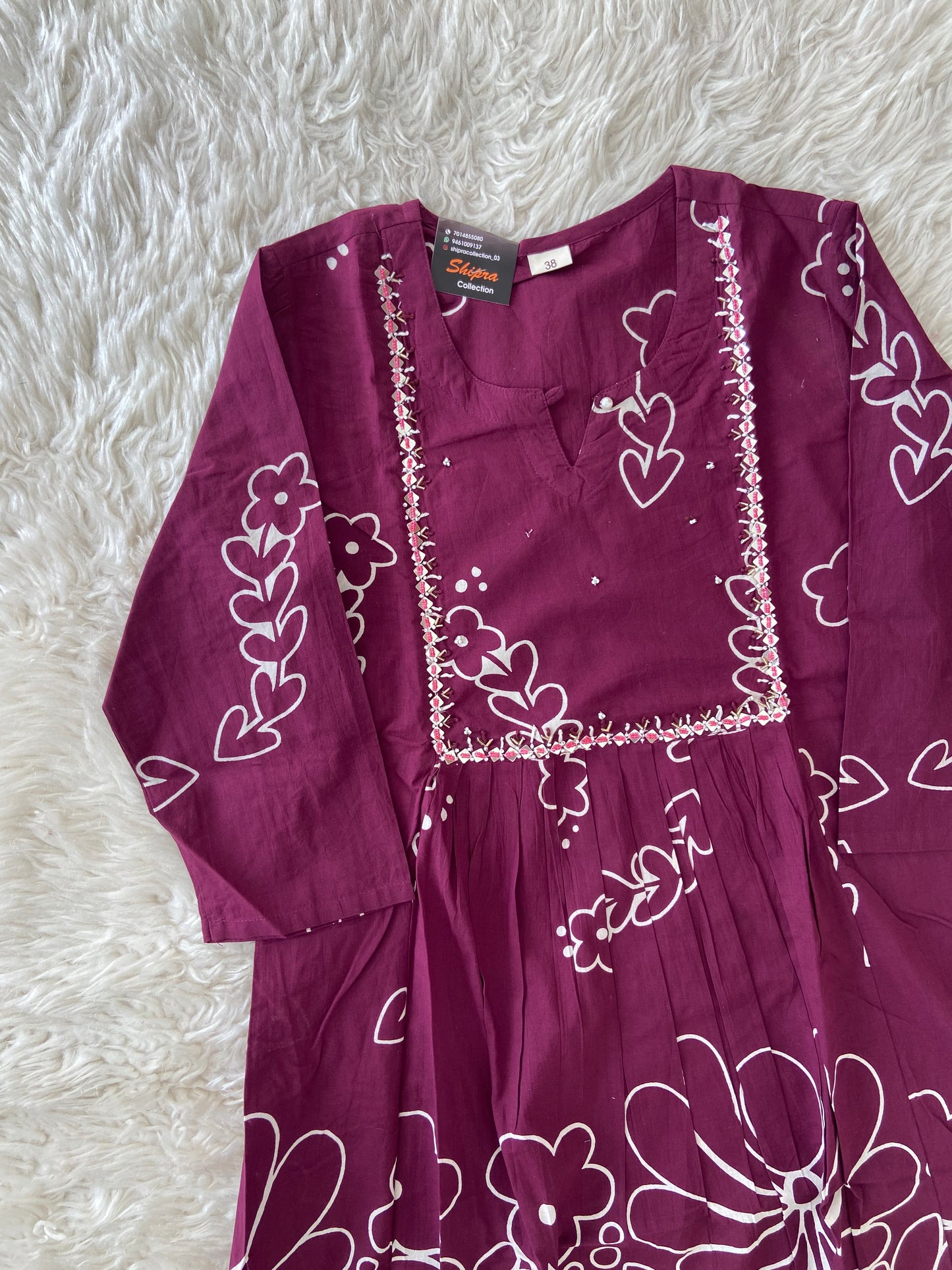Premium Cotton Kurti Pant Dupatta Set