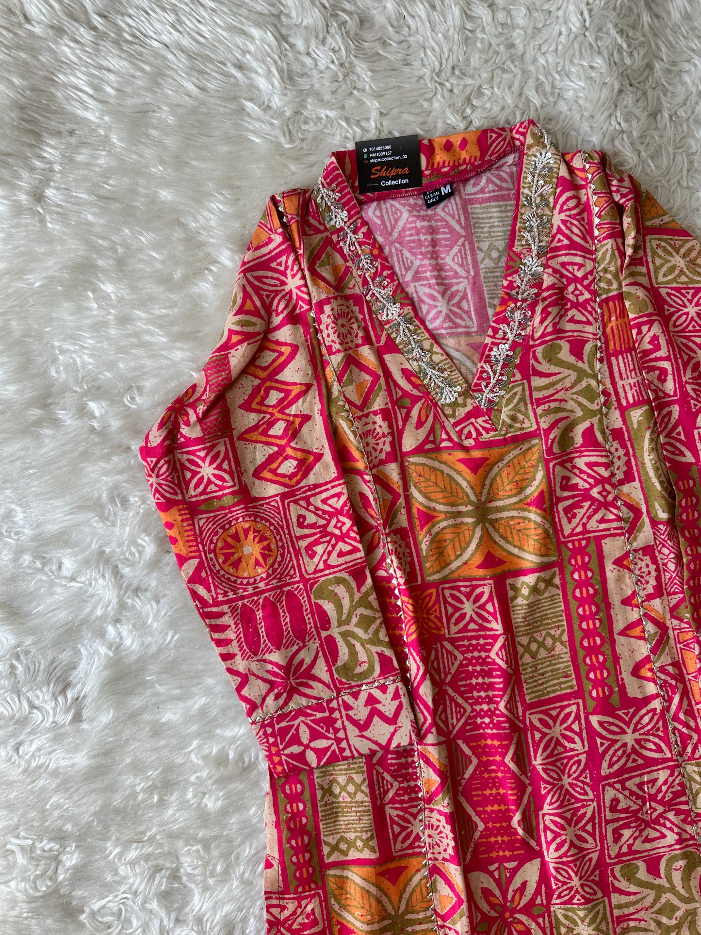 Premium Muslin Silk Kurti Pant Set