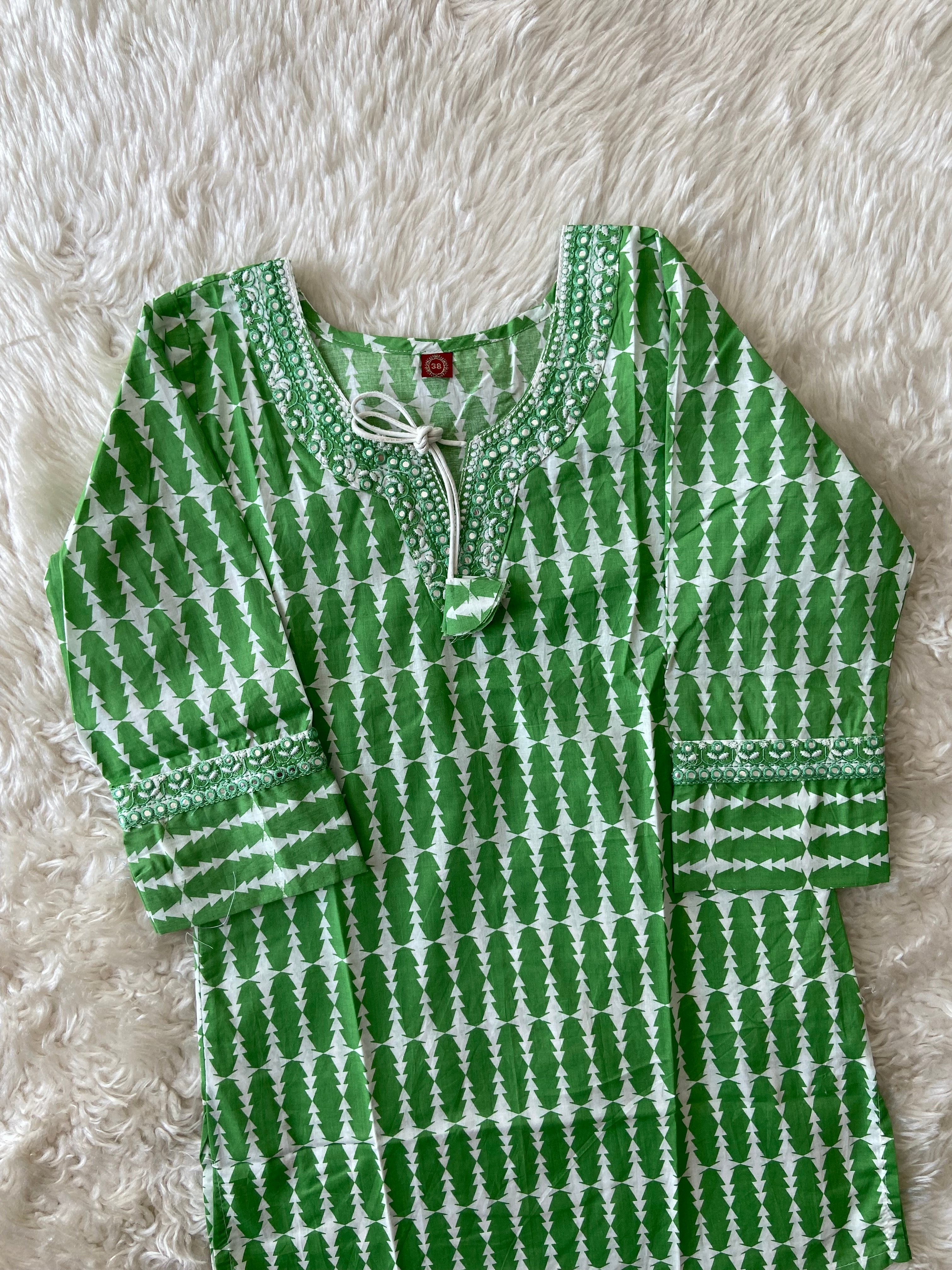 Pure Cotton Short Kurti