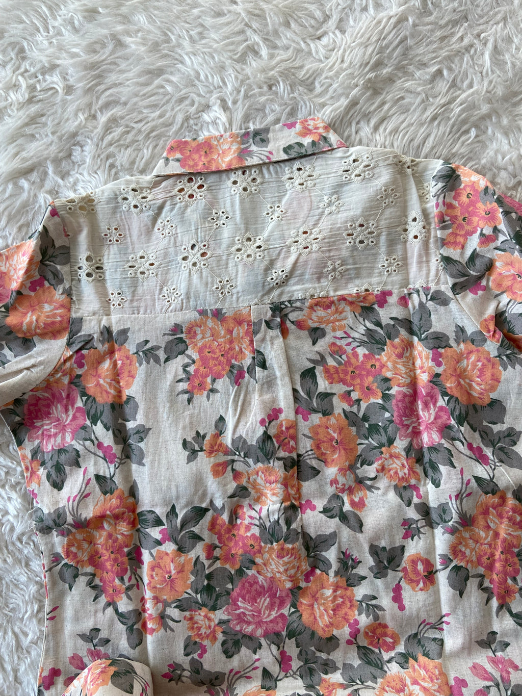 Khadi Cotton kurti with Lace details