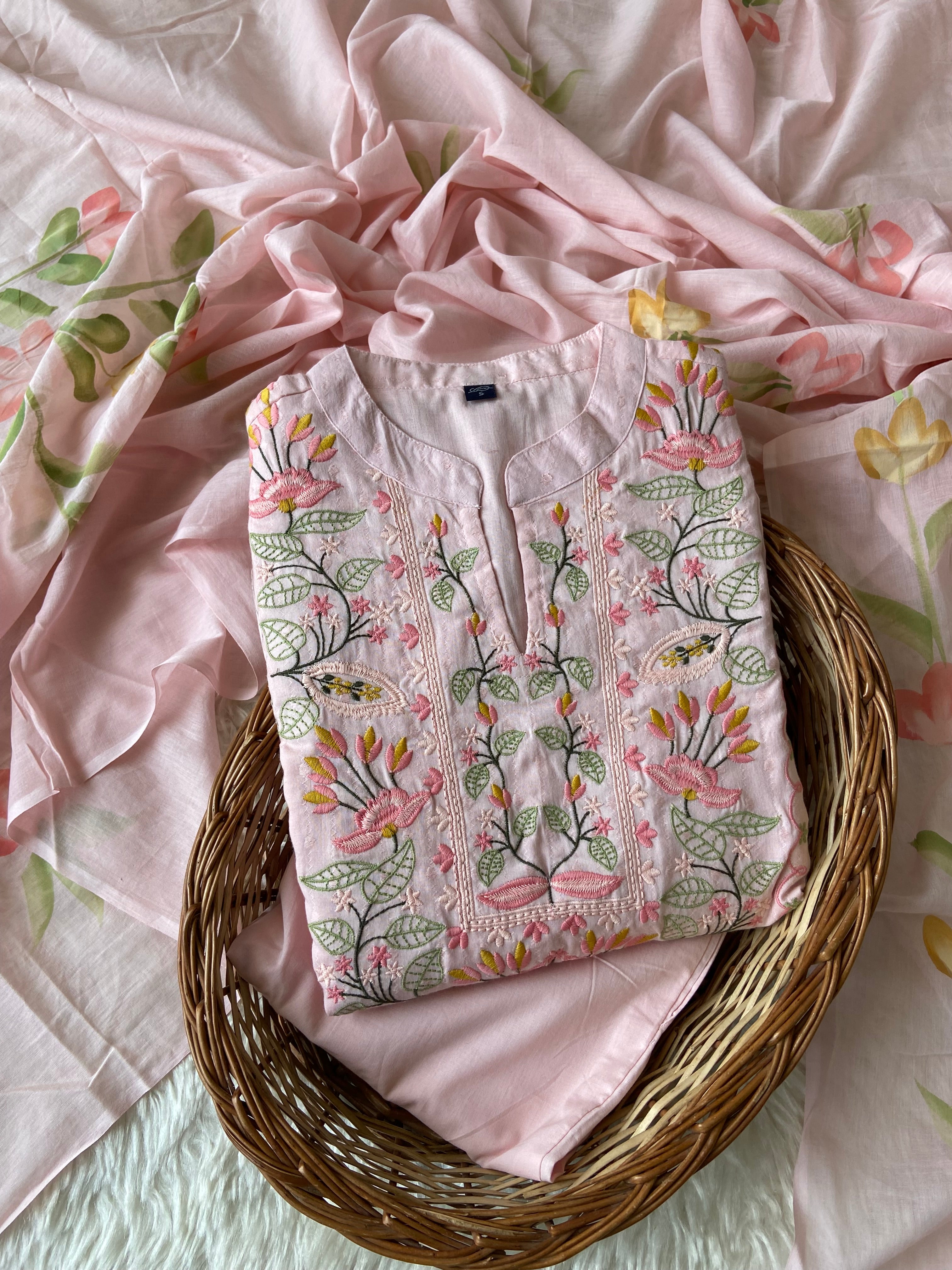 Premium Mul Cotton Thread Work Collection