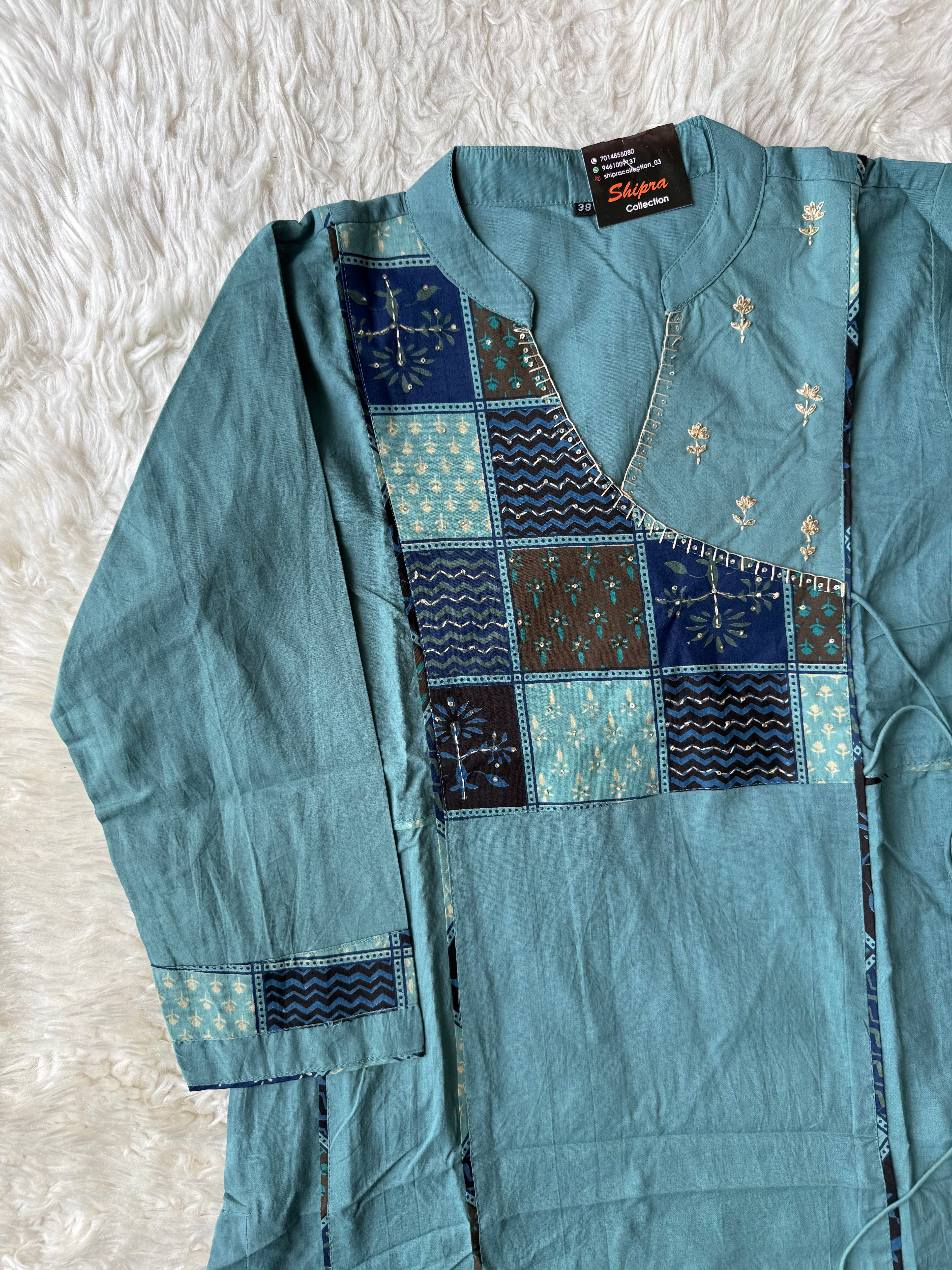 Premium Cotton Kurti Pant Dupatta Set