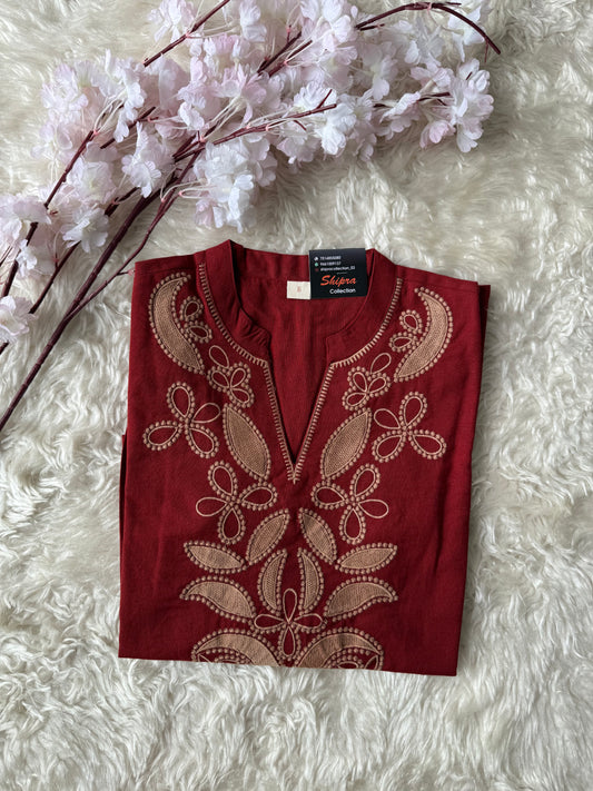 Khadi Cotton Short Kurti