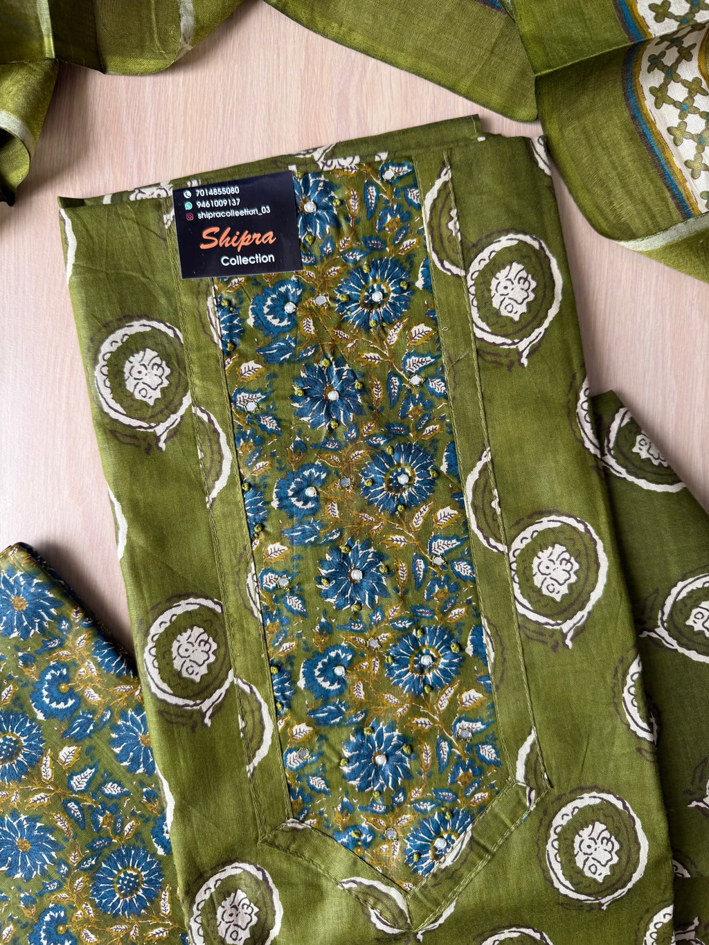 Premium Cotton Unstitched Set