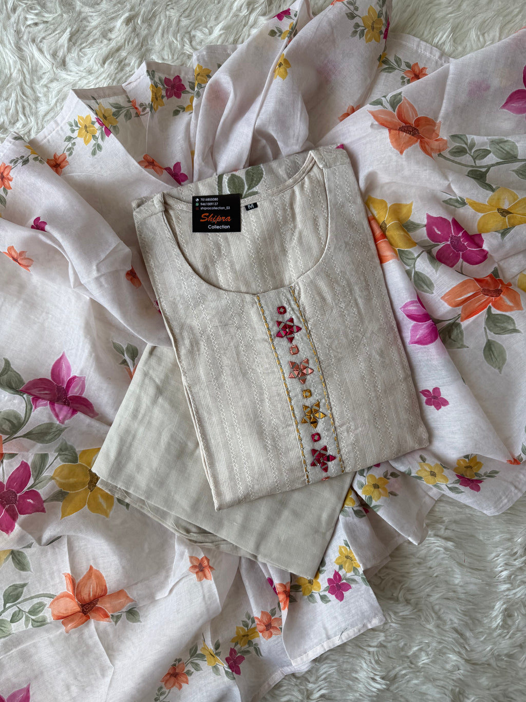 Premium Mul Cotton Thread Work Collection