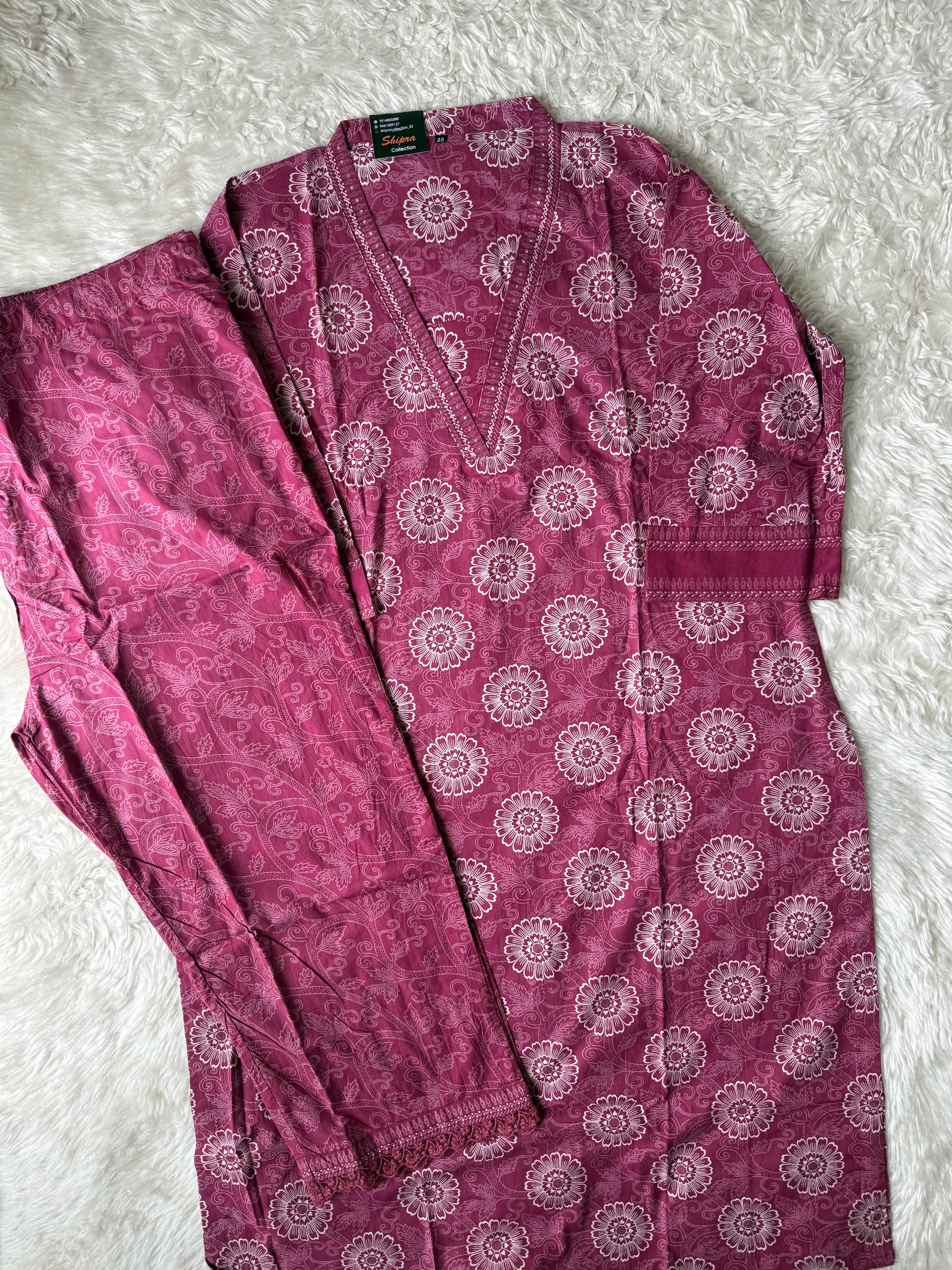 “Plus Size” Premium Cotton Co-ord Set
