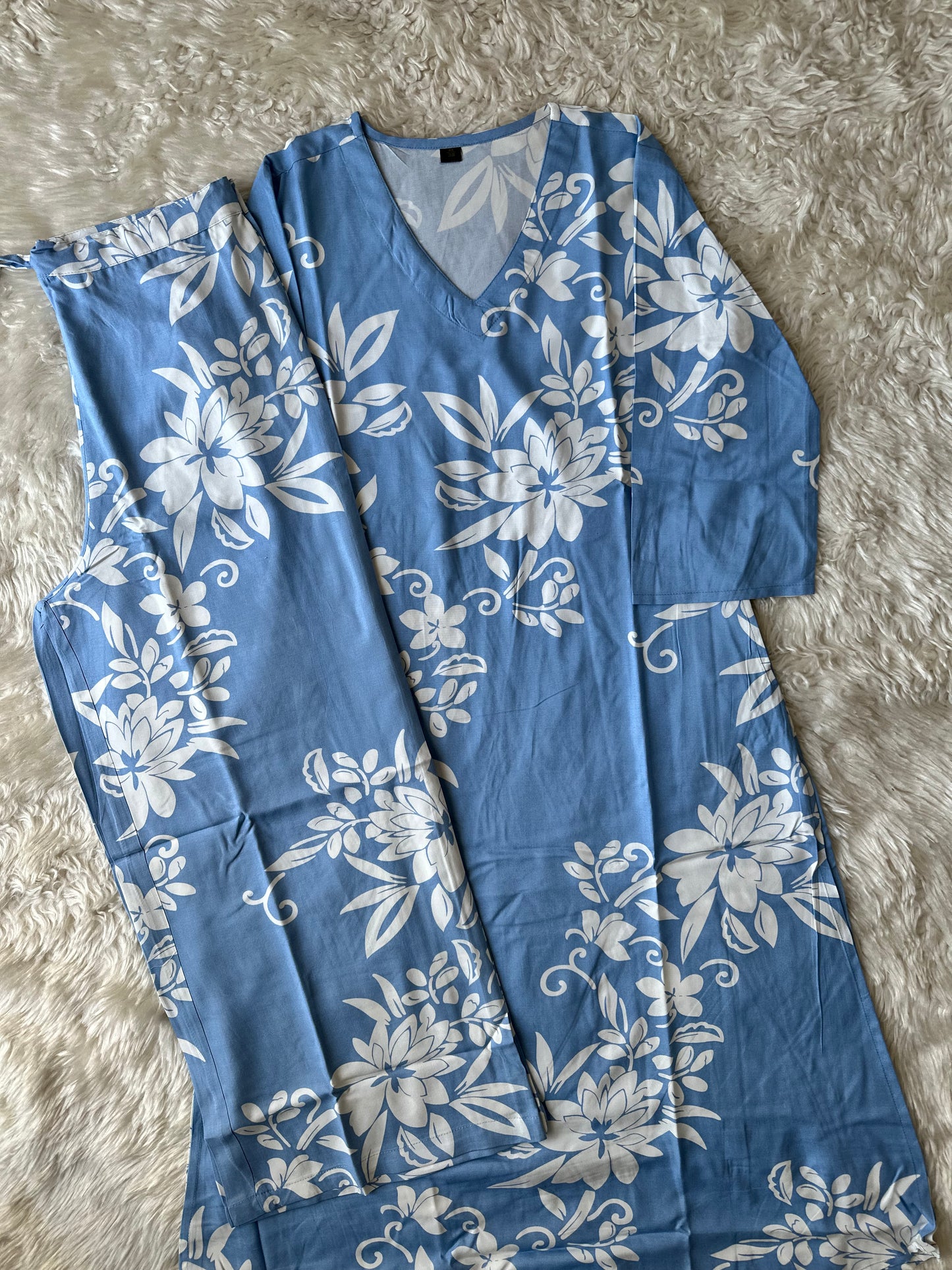 Makhan Fabric feel💕 Kurti Plazo Set