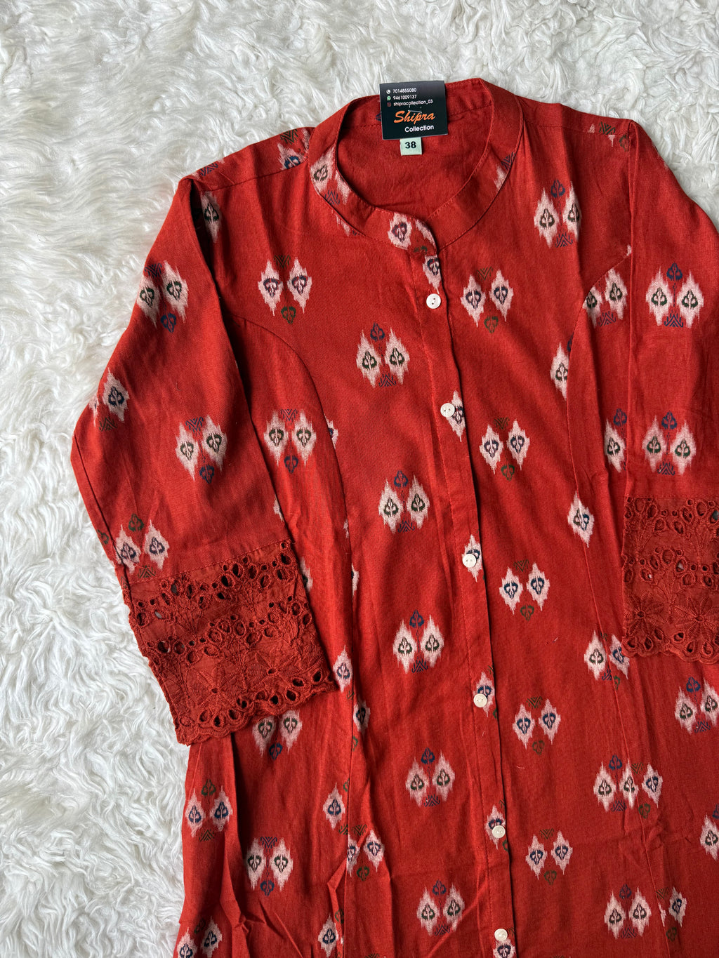 Khadi Cotton Aline kurti