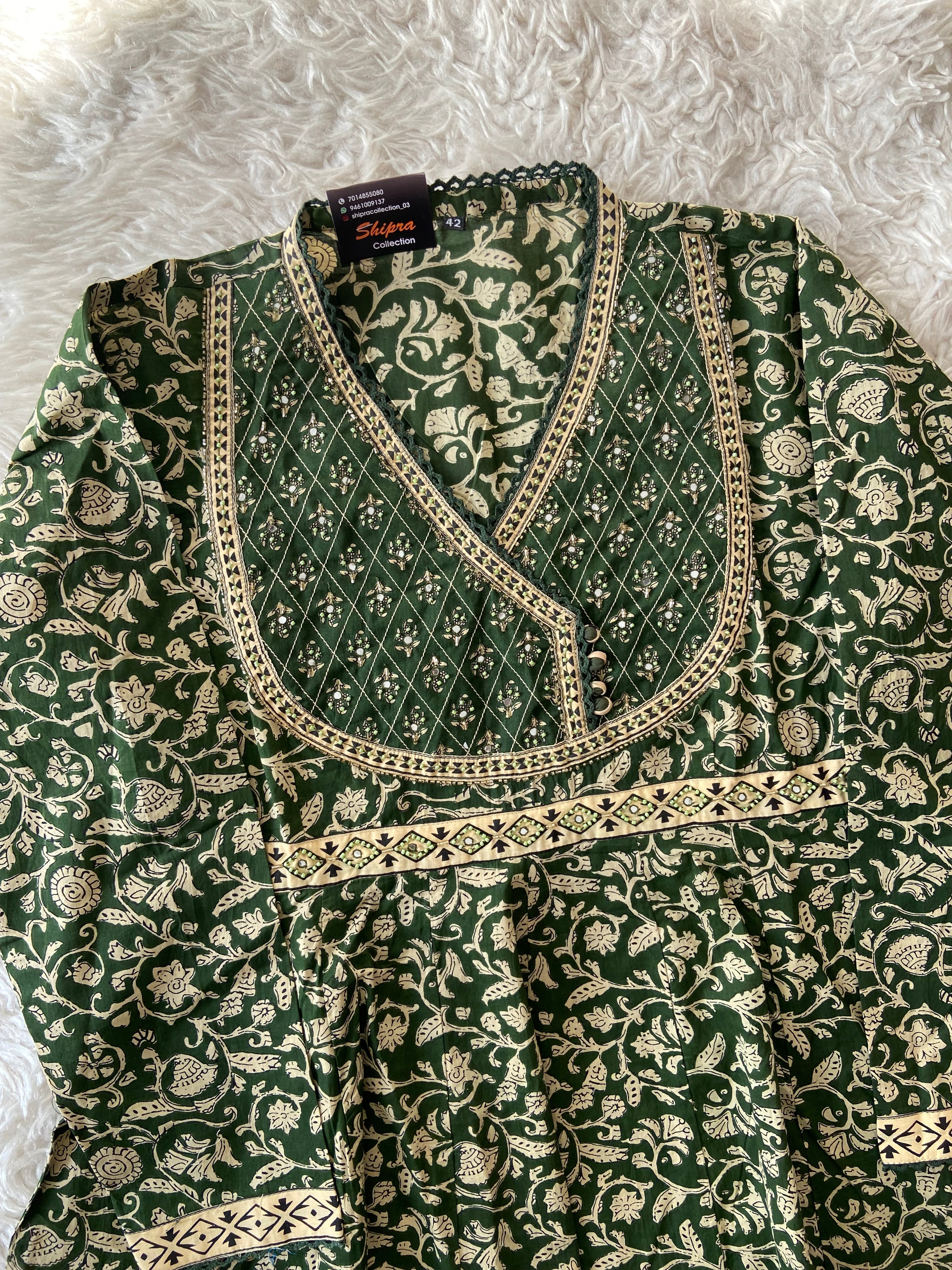 Premium Cotton Flare Kurti
