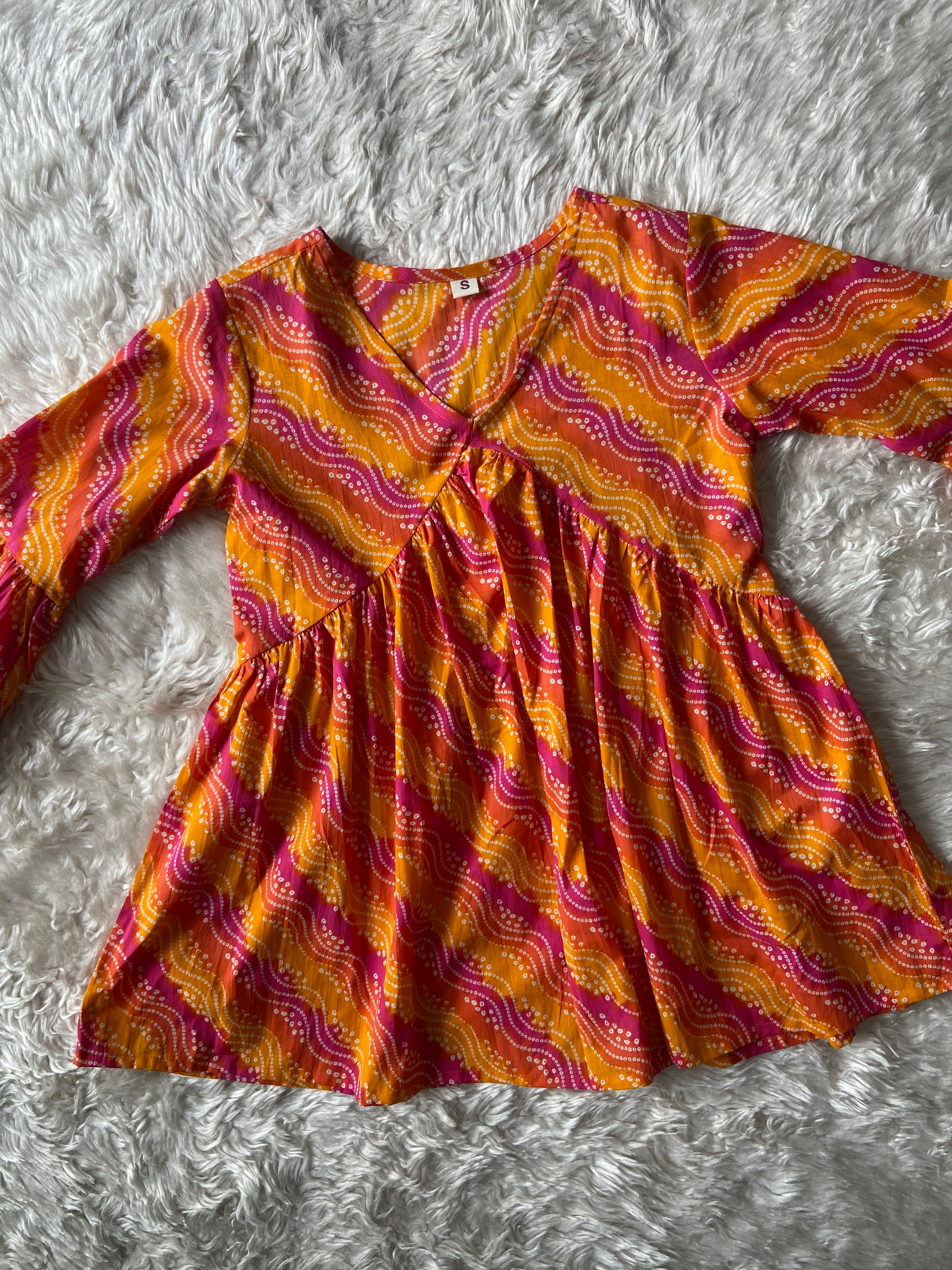 Premium short Cotton Peplum Kurti