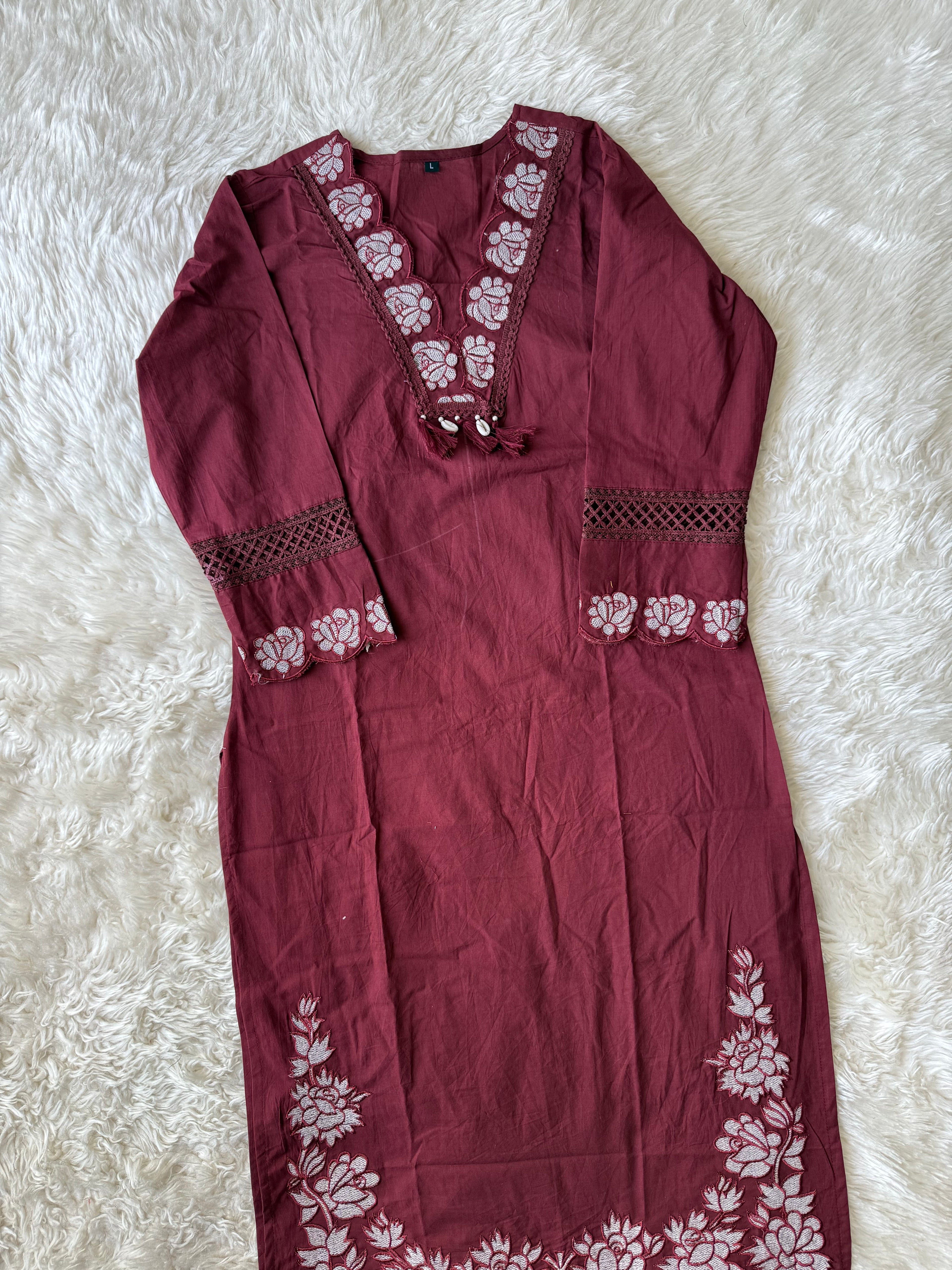 Budget Friendly Kurti Pant Dupatta Set